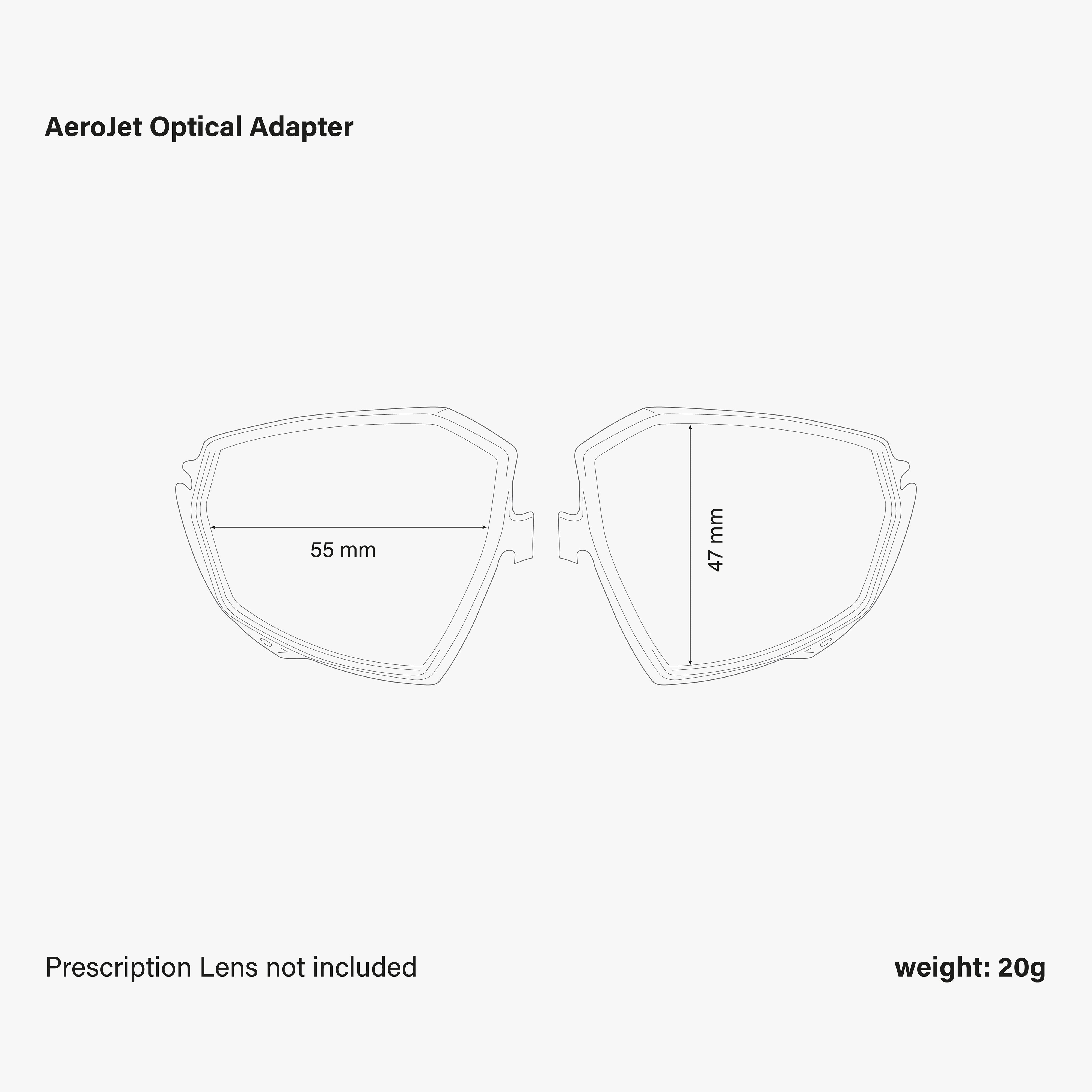 Optical adapter dimensions