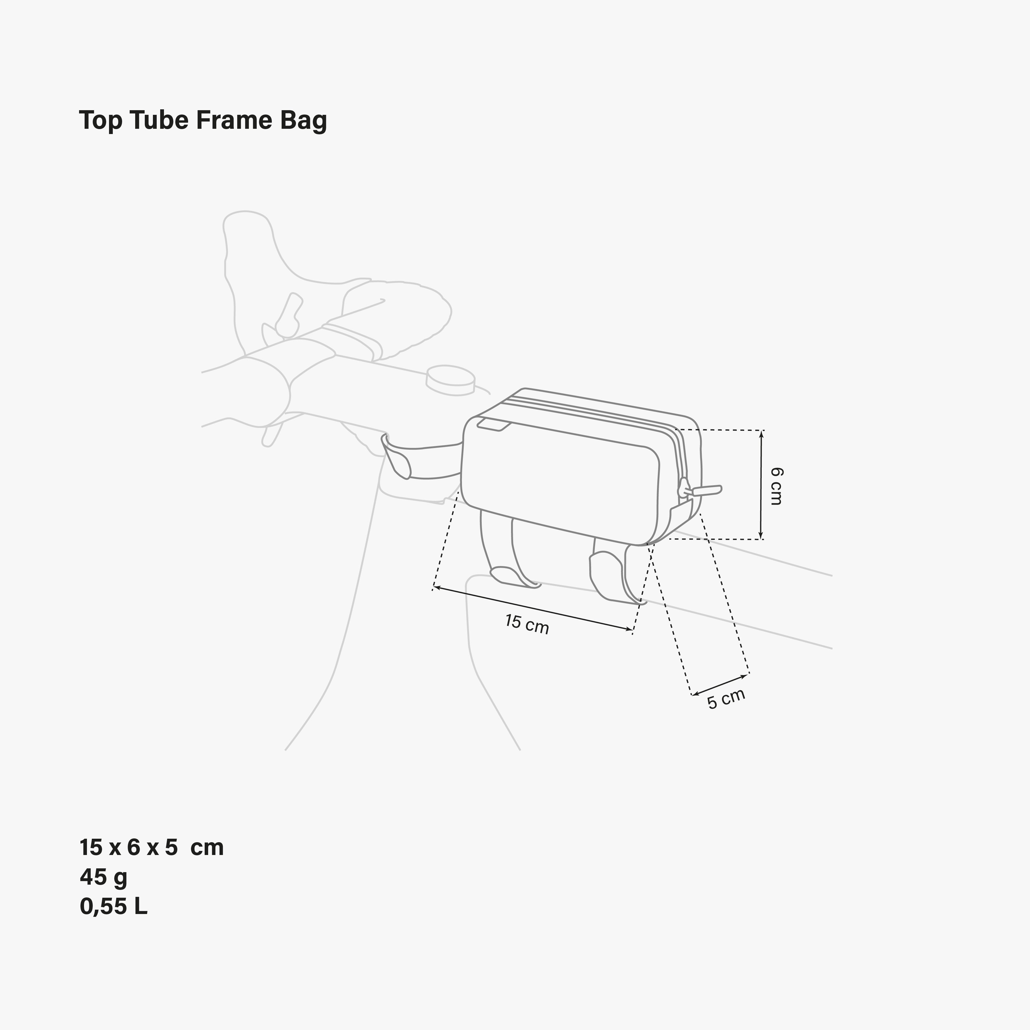 top tube frame bag