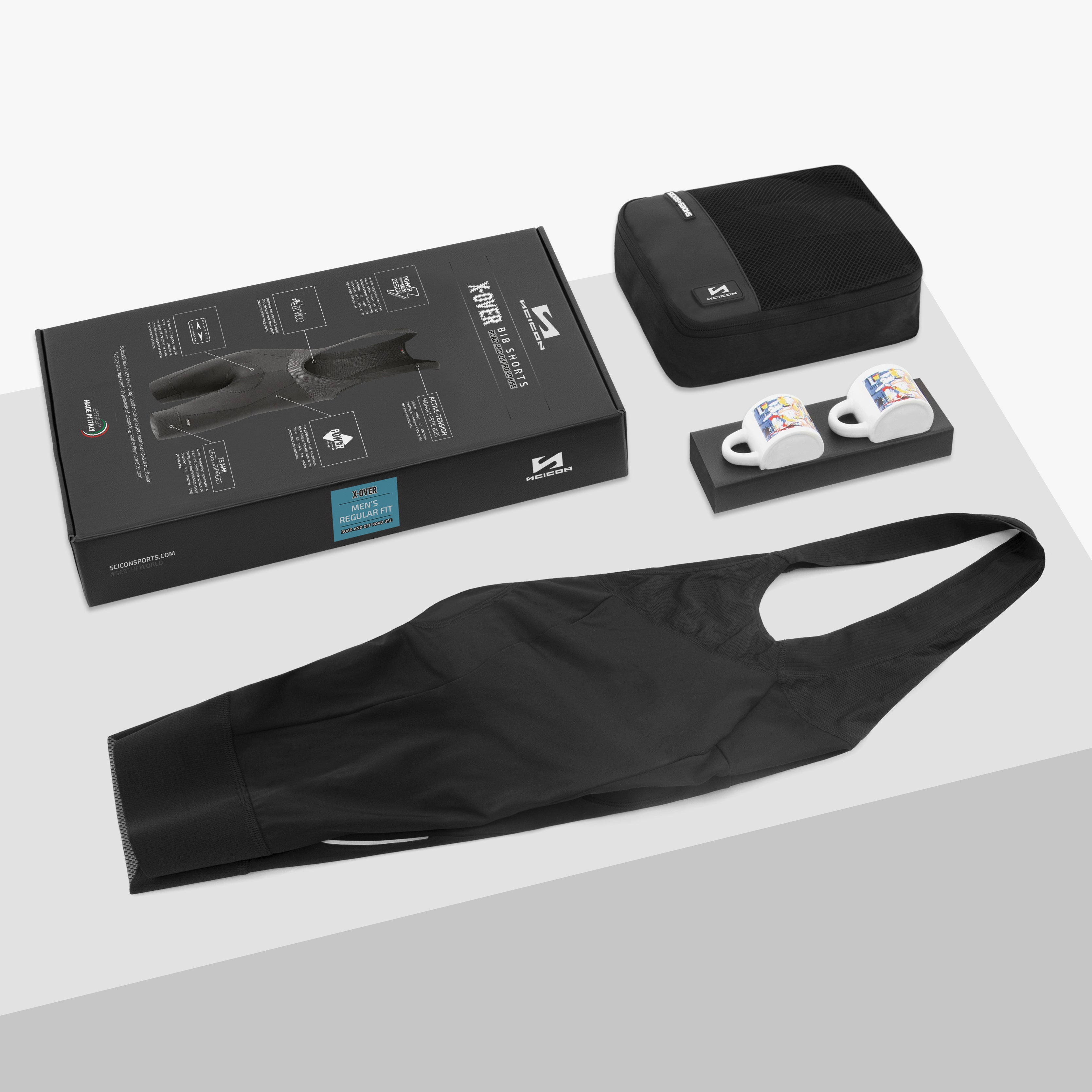 X-OVER CYCLING BIB SHORTS - MAN