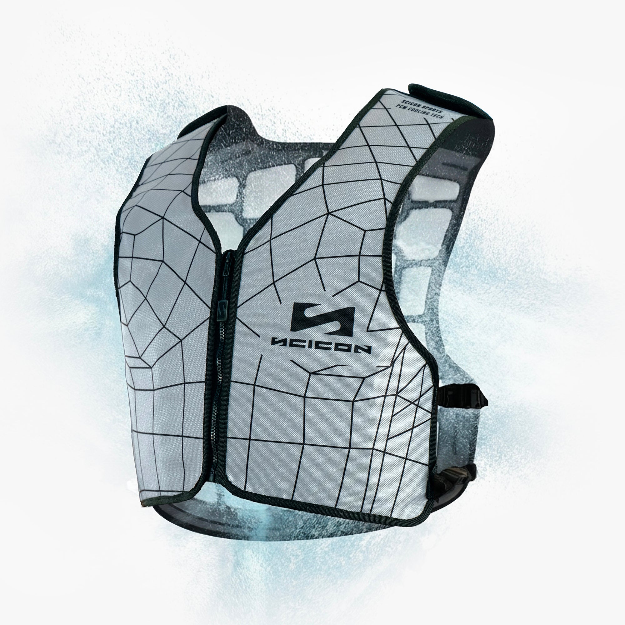 Grey body cooling vest | Scicon Sports