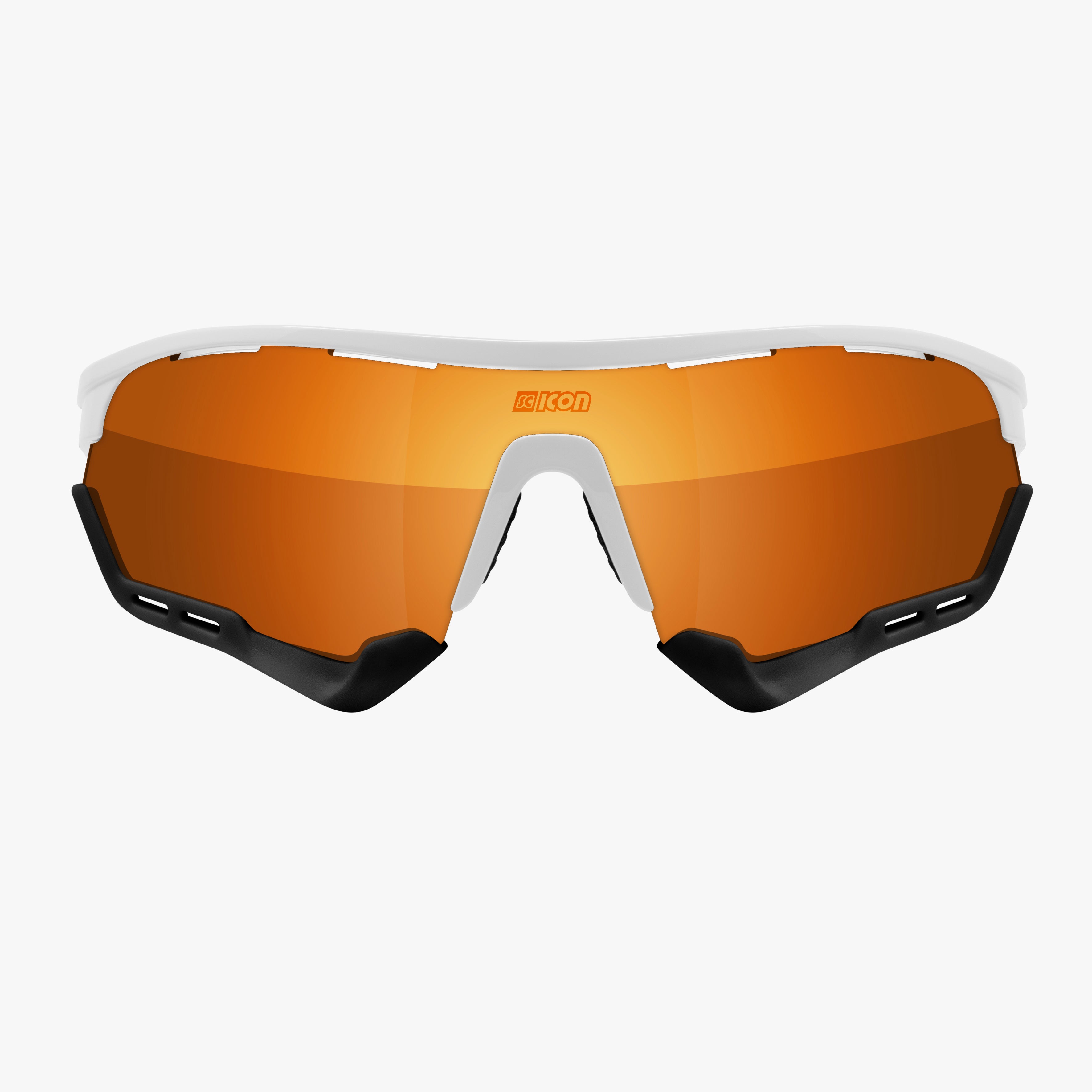 SCICON AERO TECH XL WHT/BZ シーコン White/Bronze Aerotech XL Sport Sunglasses | Scicon Sports