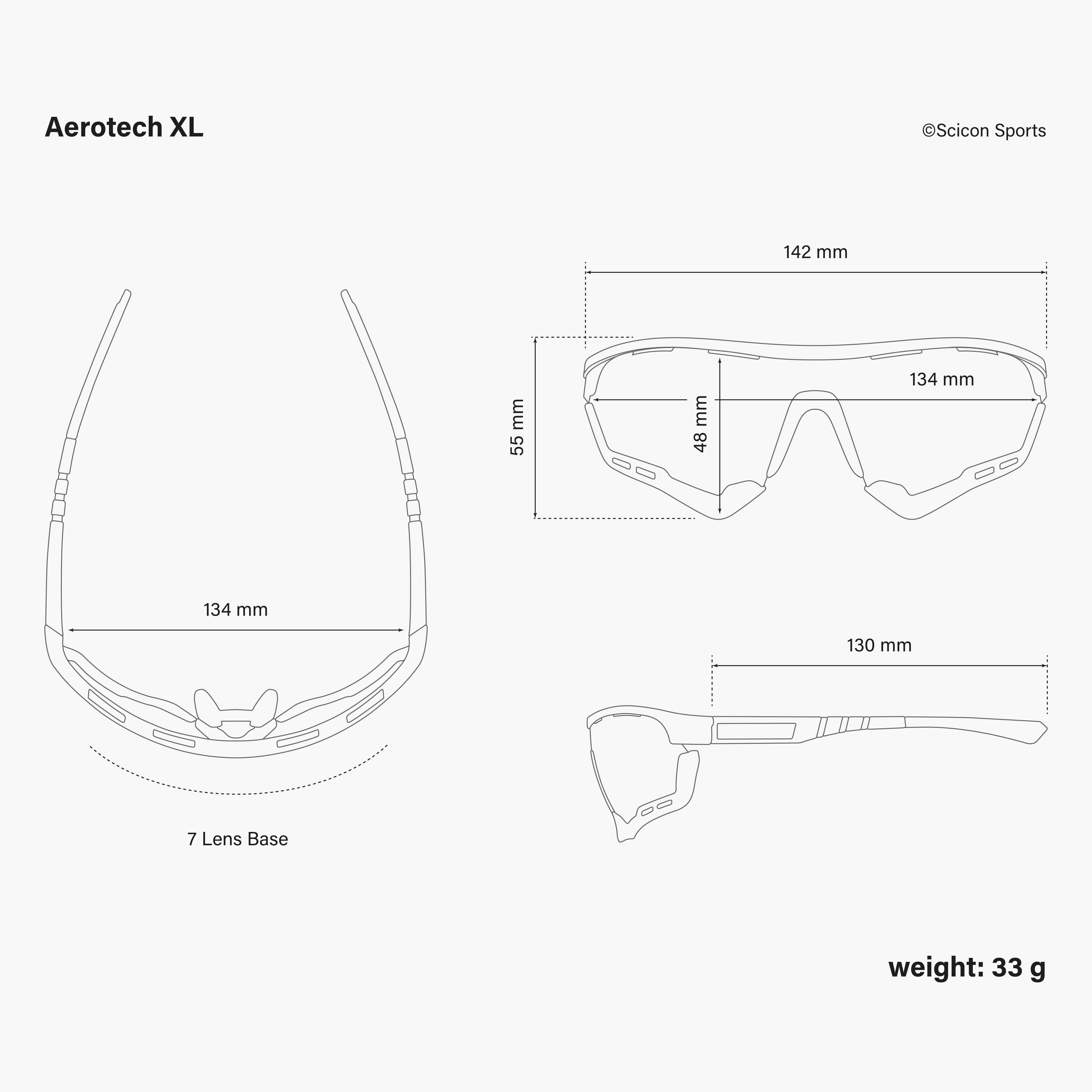 ば*★様 SCICON AERO TECH XL WHT/BLU シーコン White/Bronze Aerotech XL Sport Sunglasses | Scicon Sports