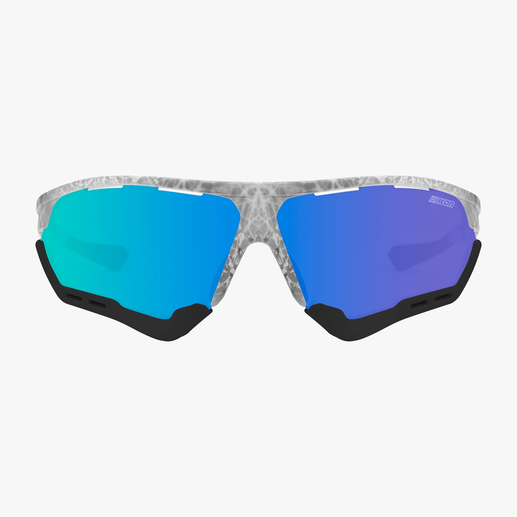 Frozen White/Multimirror Blue Aerocomfort | Scicon Sports