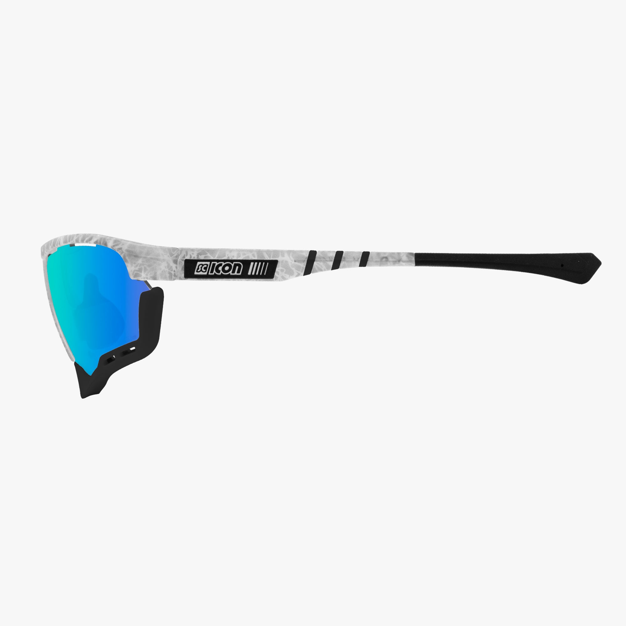 Frozen White/Multimirror Blue Aerocomfort | Scicon Sports