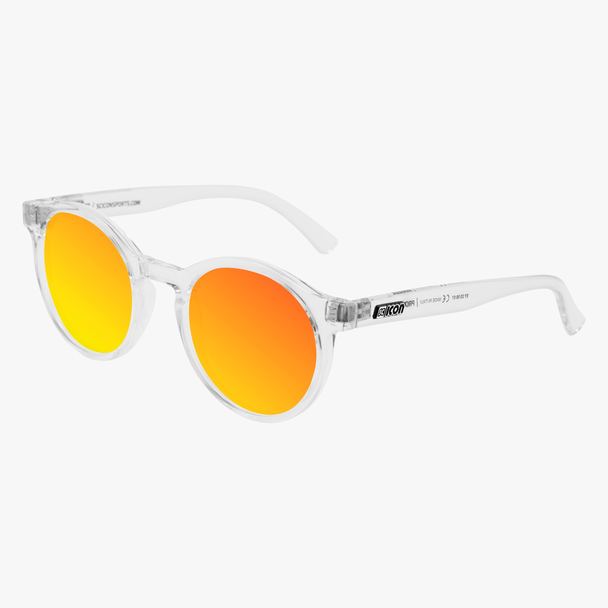 Crystal Frame/Multimirror Red Lenses Protox Sunglasses