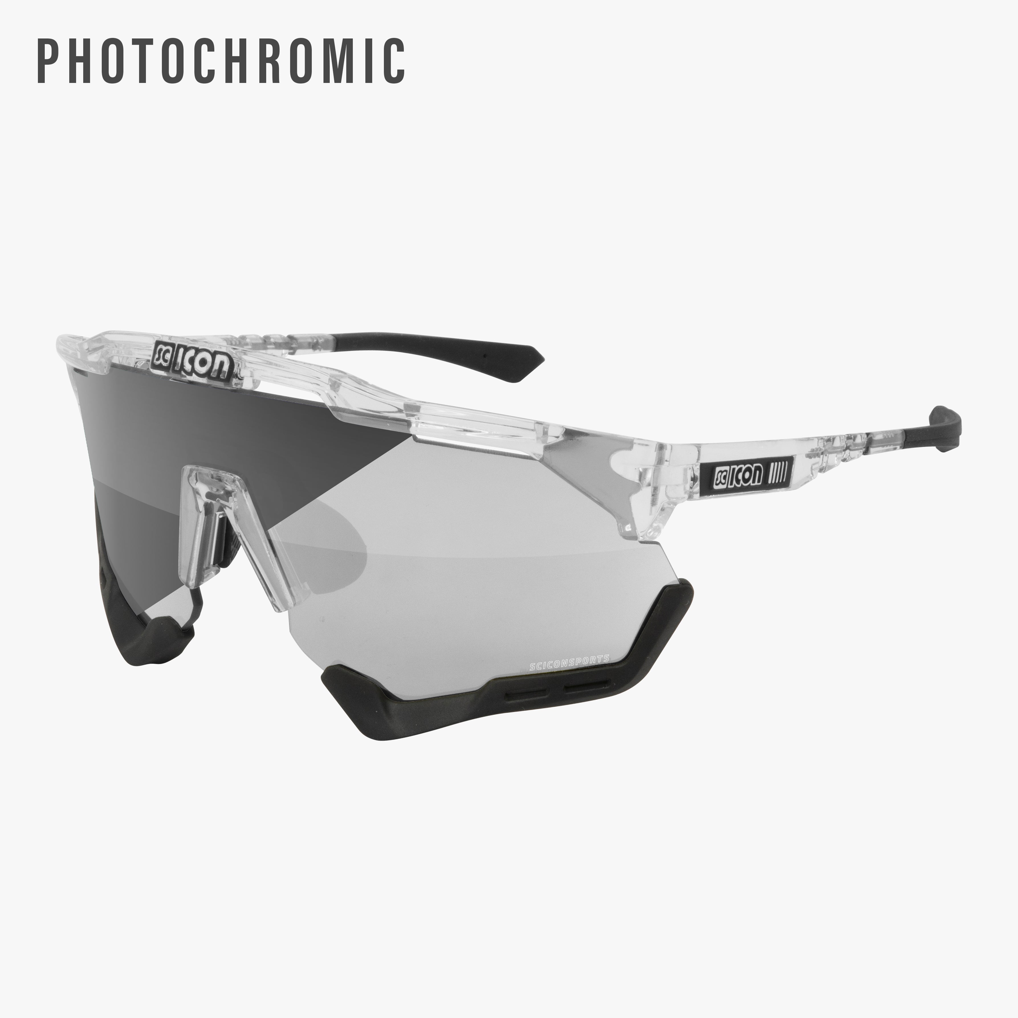 White/Blue Aeroshade Sport Sunglasses | Scicon Sports