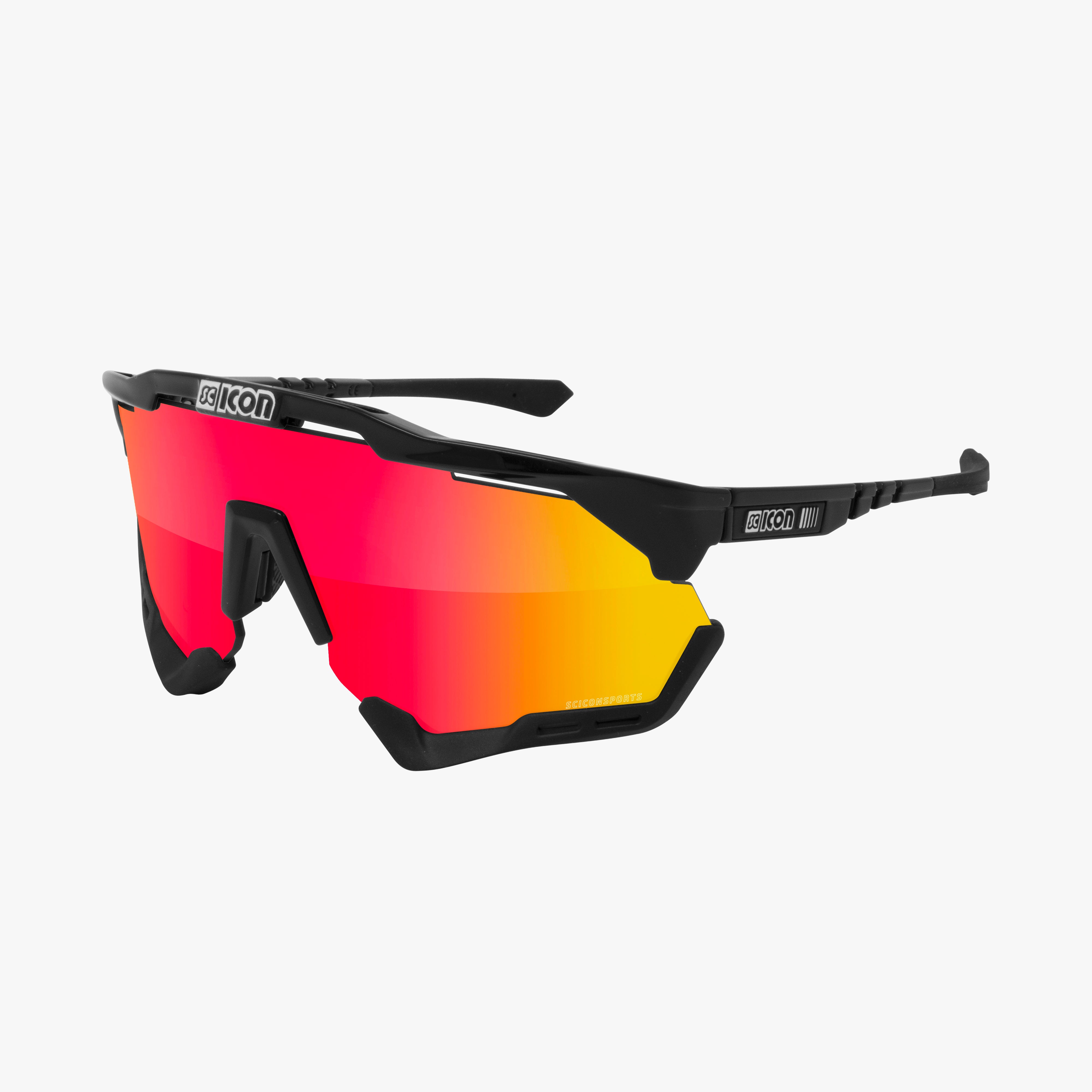 Pink Fluo/Blue Aeroshade Sport Sunglasses | Scicon Sports