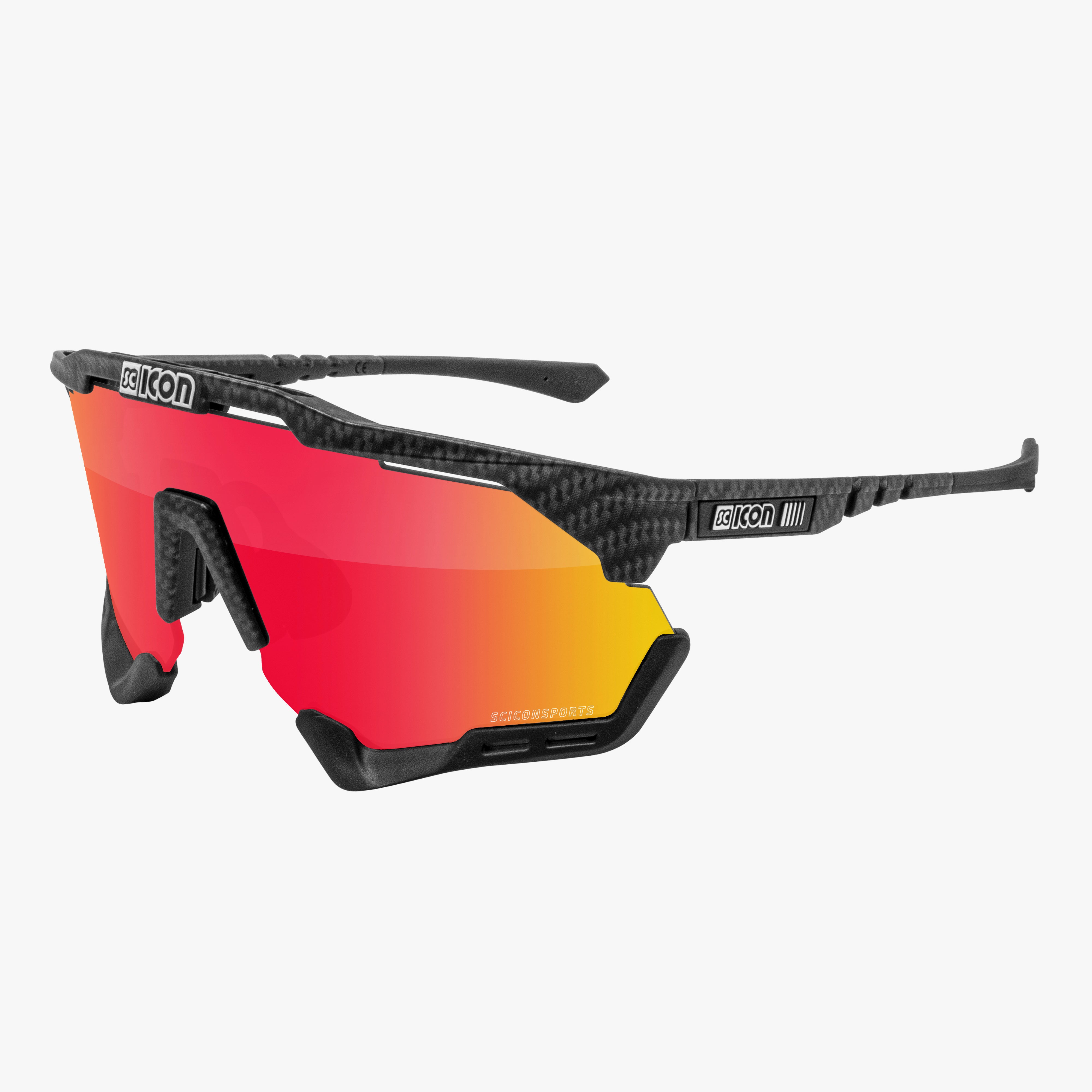 SCICON(シーコン) サングラス Carbon/Multimirror Red Aeroshade Sunglasses | Scicon Sports
