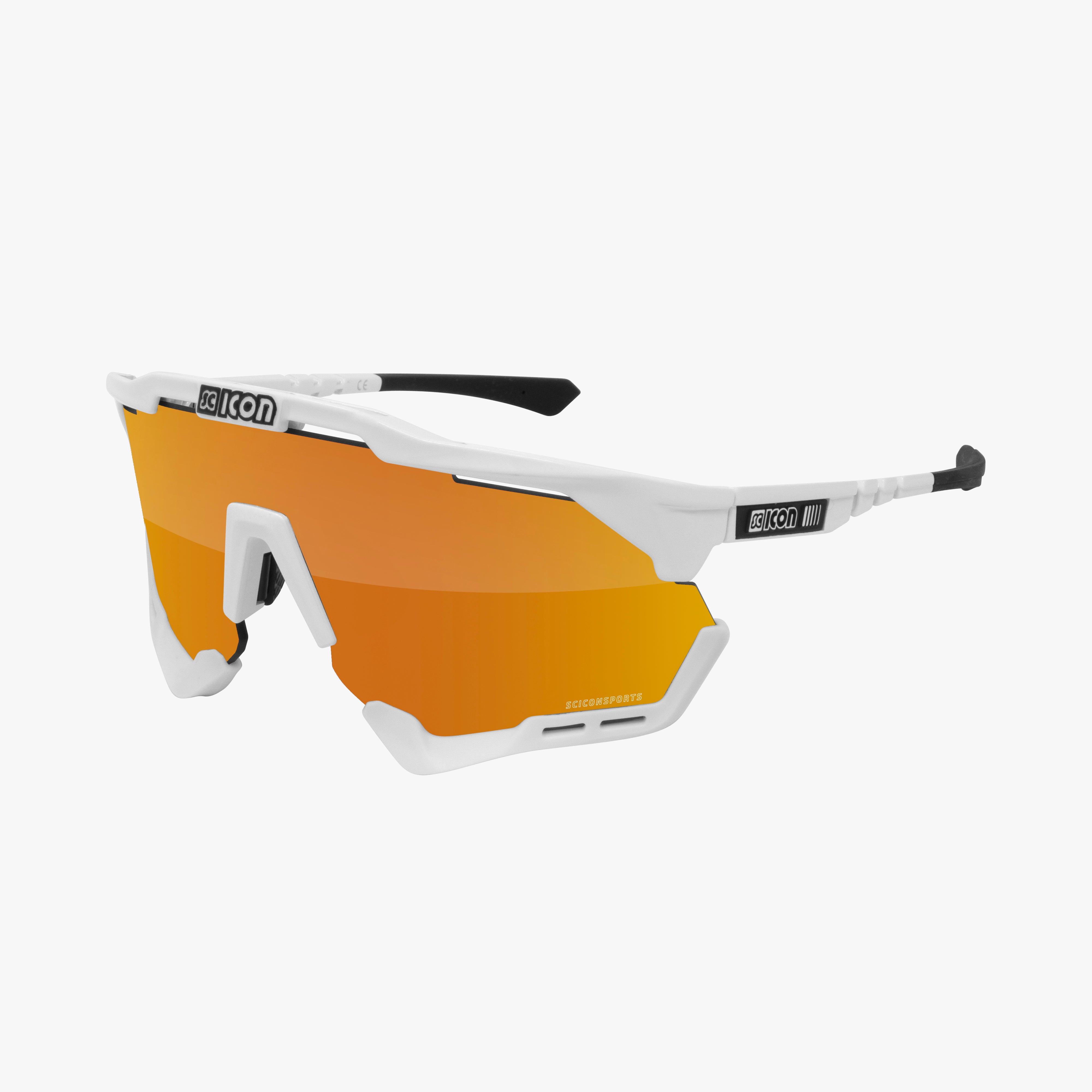 White/Blue Aeroshade Sport Sunglasses | Scicon Sports