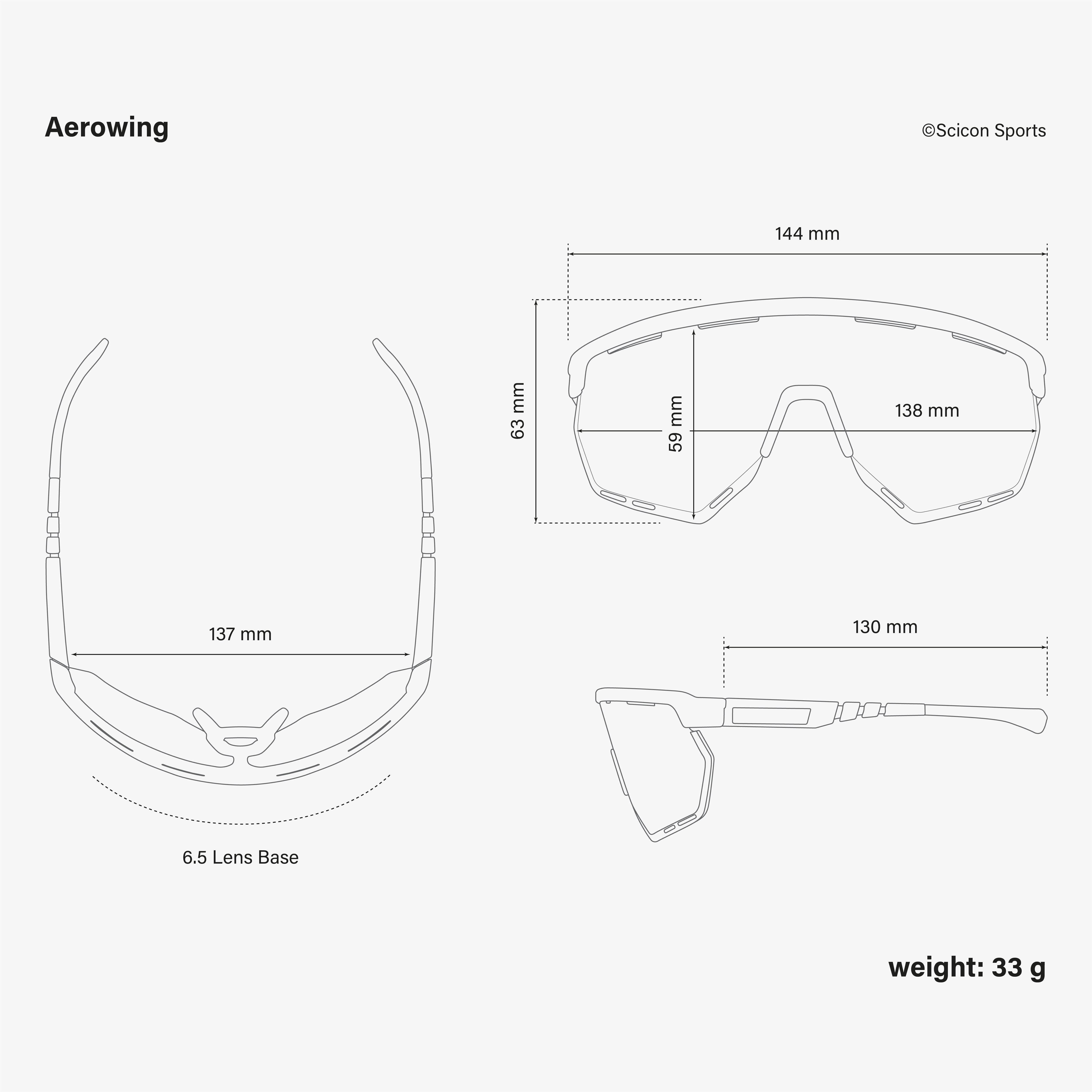 Carbon Matt/Multimirror Blue Aerowing Cycling Sunglasses