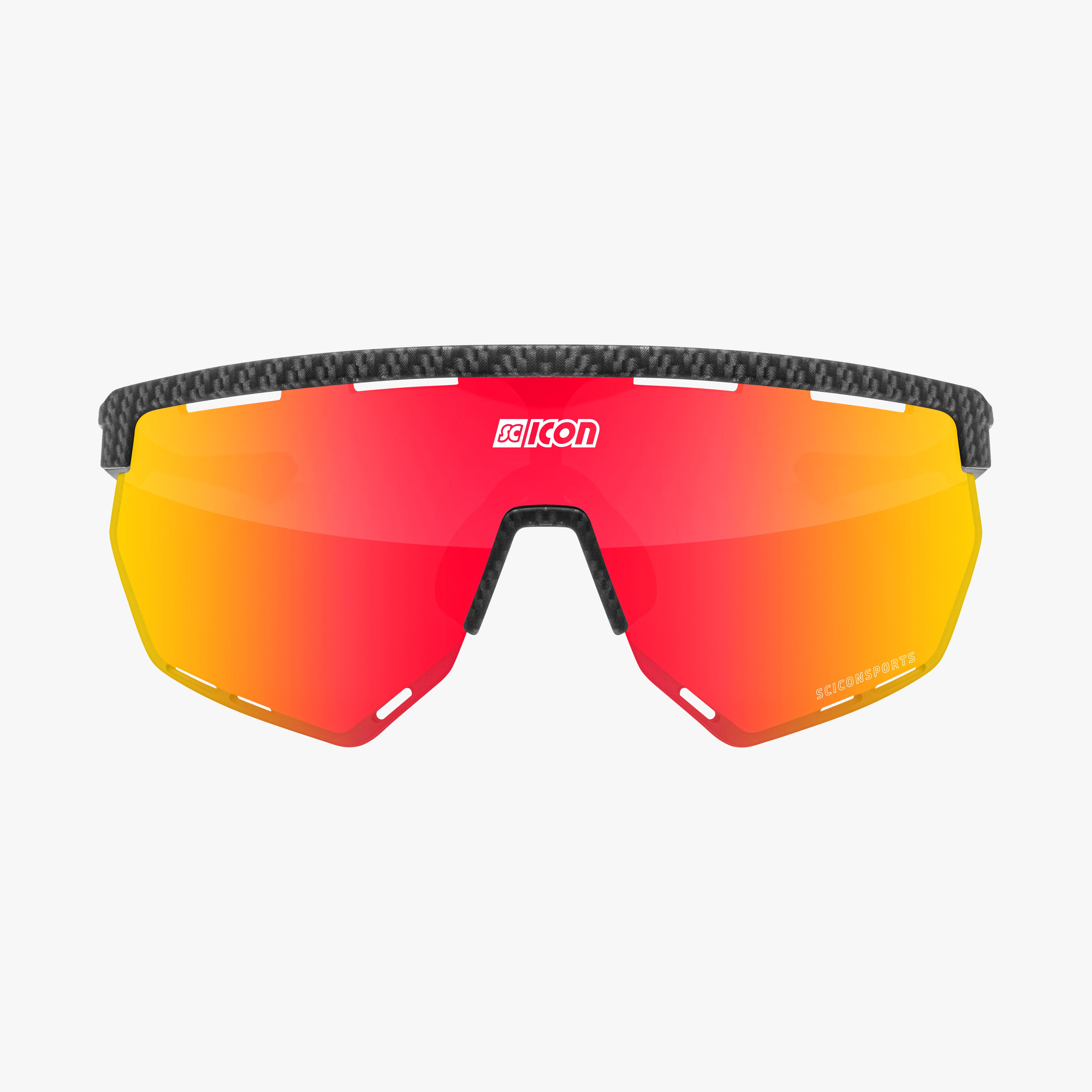 Carbon Matt/Multimirror Red Aerowing Cycling Sunglasses