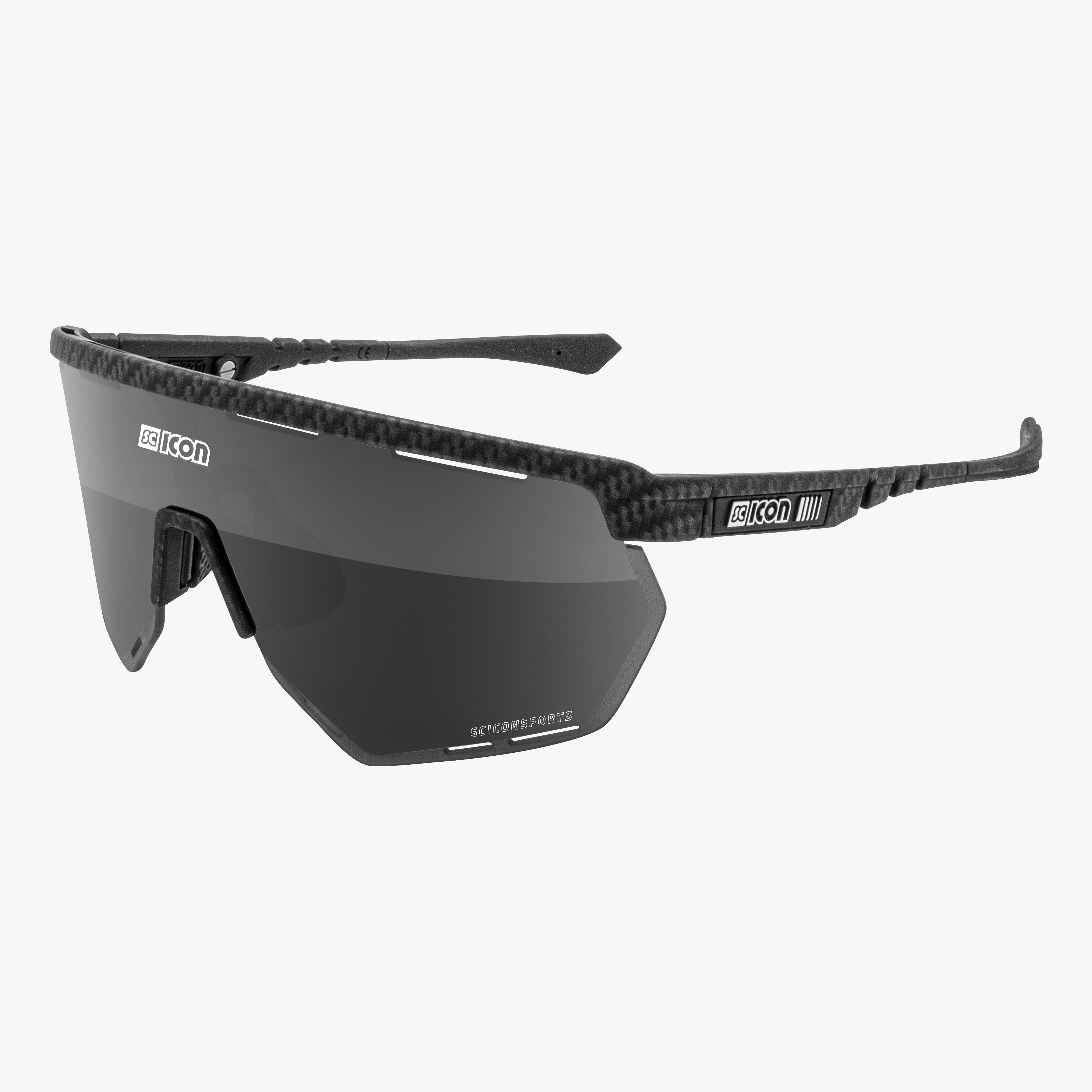 Carbon Matt/Multimirror Blue Aerowing Cycling Sunglasses