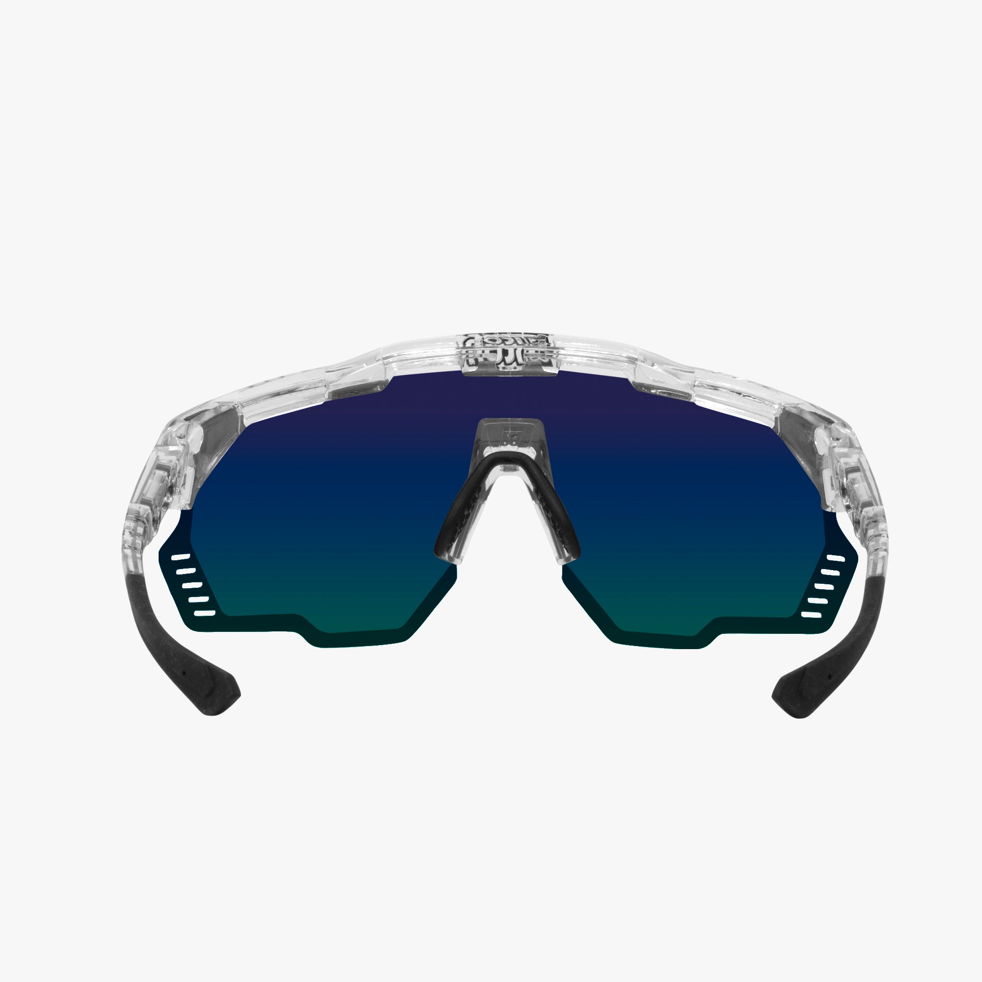 Gafas de ciclismo Aeroshade Kunken Cristal Brillante/Azul Espejado