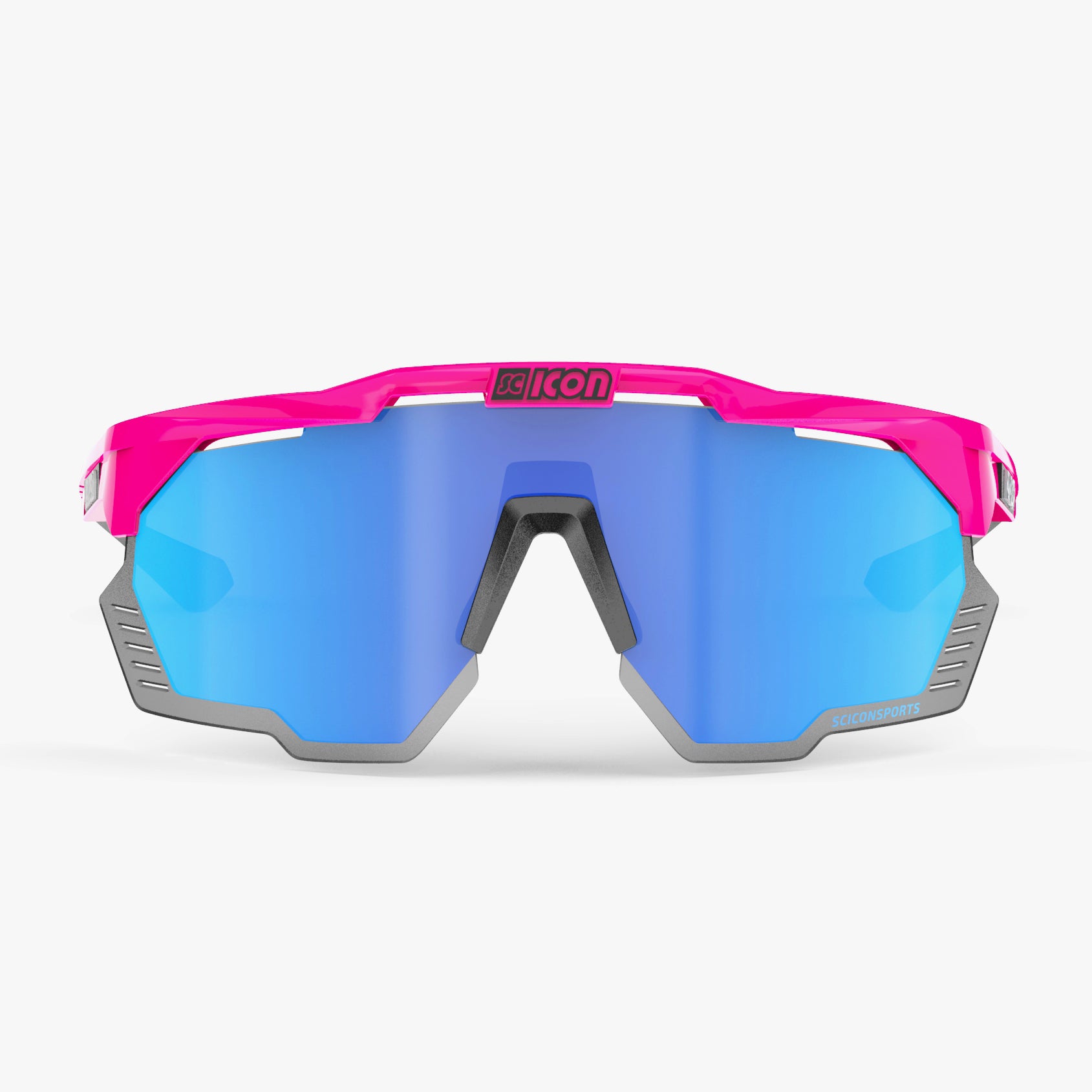 Pink Fluo/Multimorror Blue Aeroshade Kunken Sunglasses