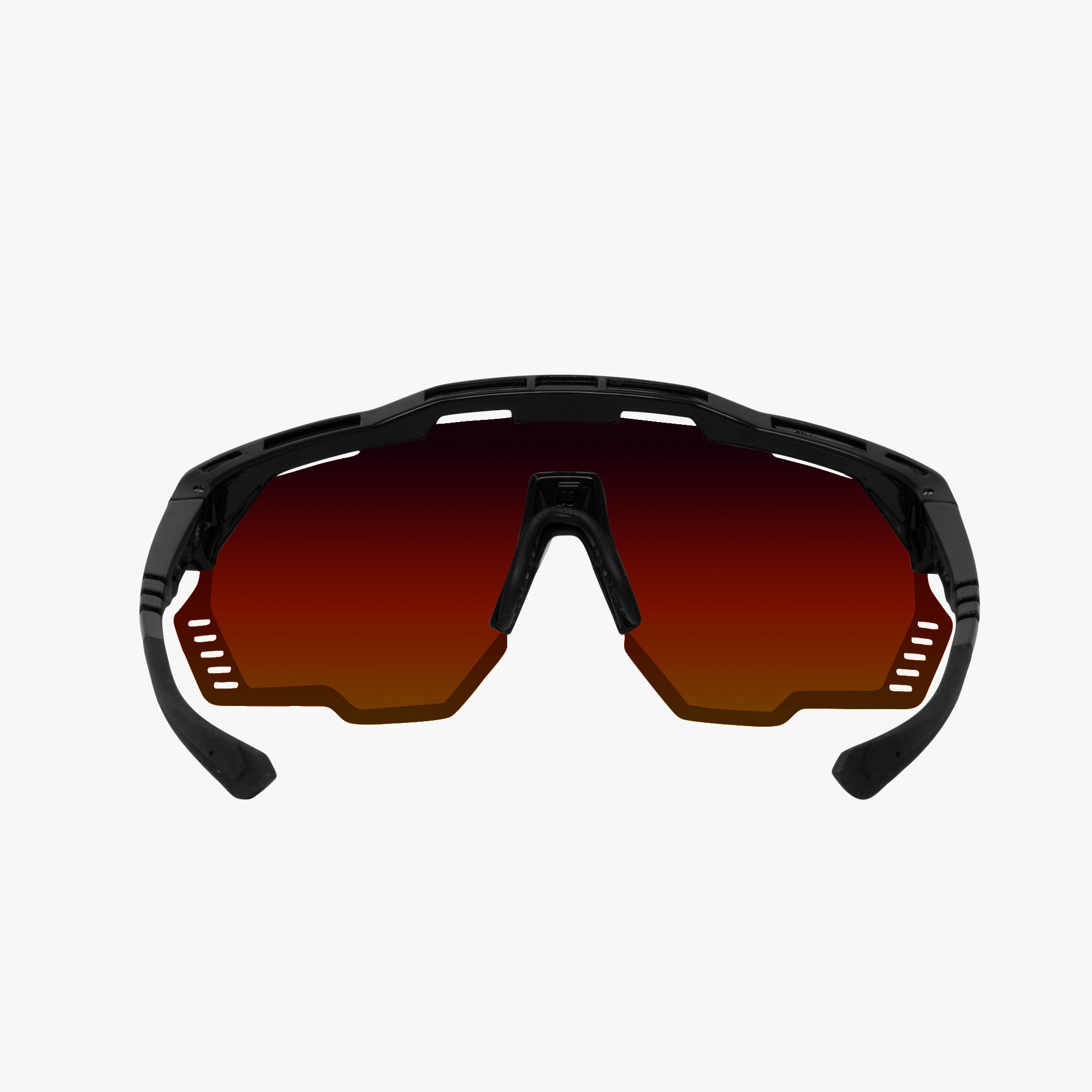Black Gloss/Multimirror Red Aeroshade Kunken Sunglasses | Scicon