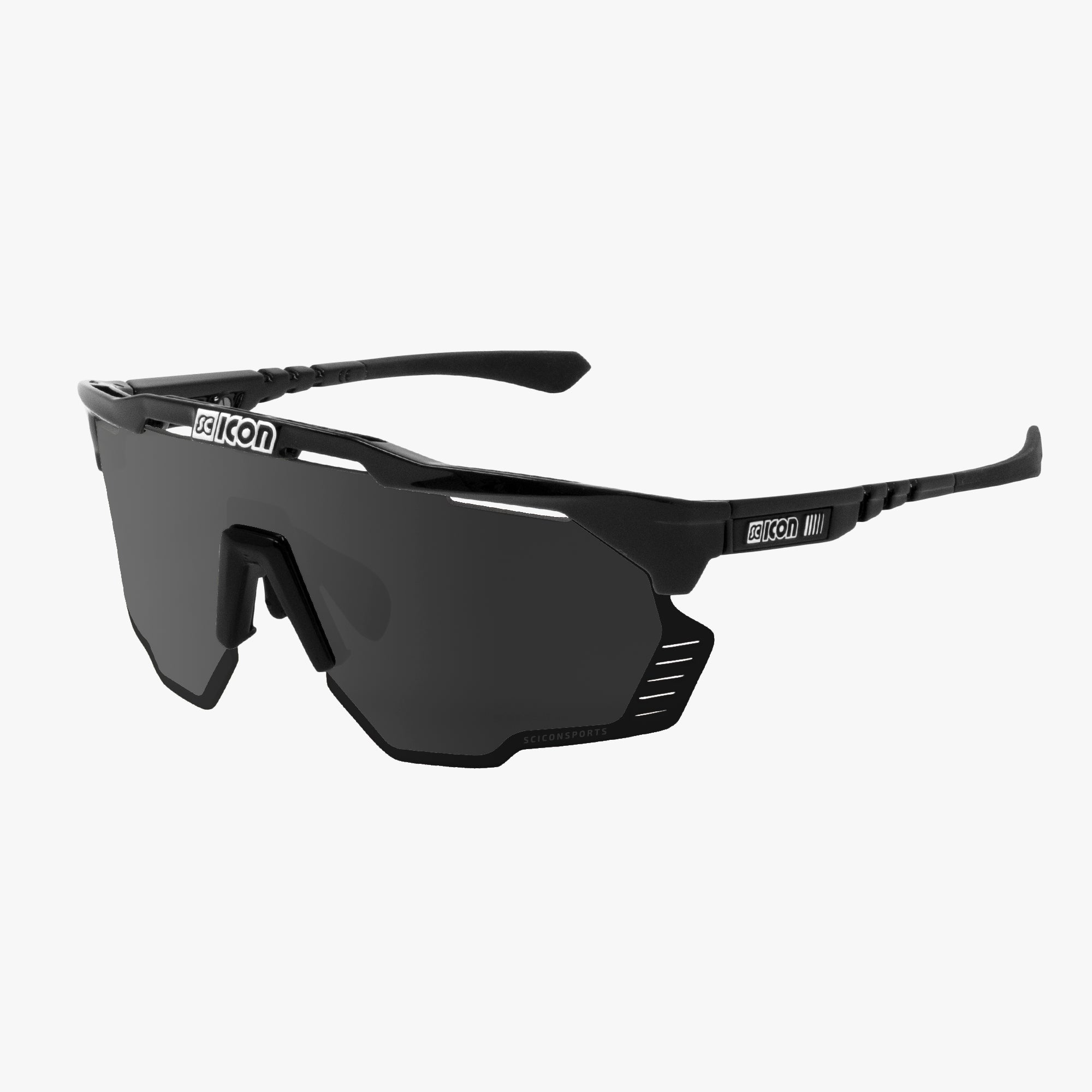 Black Gloss/Multimirror Red Aeroshade Kunken Sunglasses | Scicon