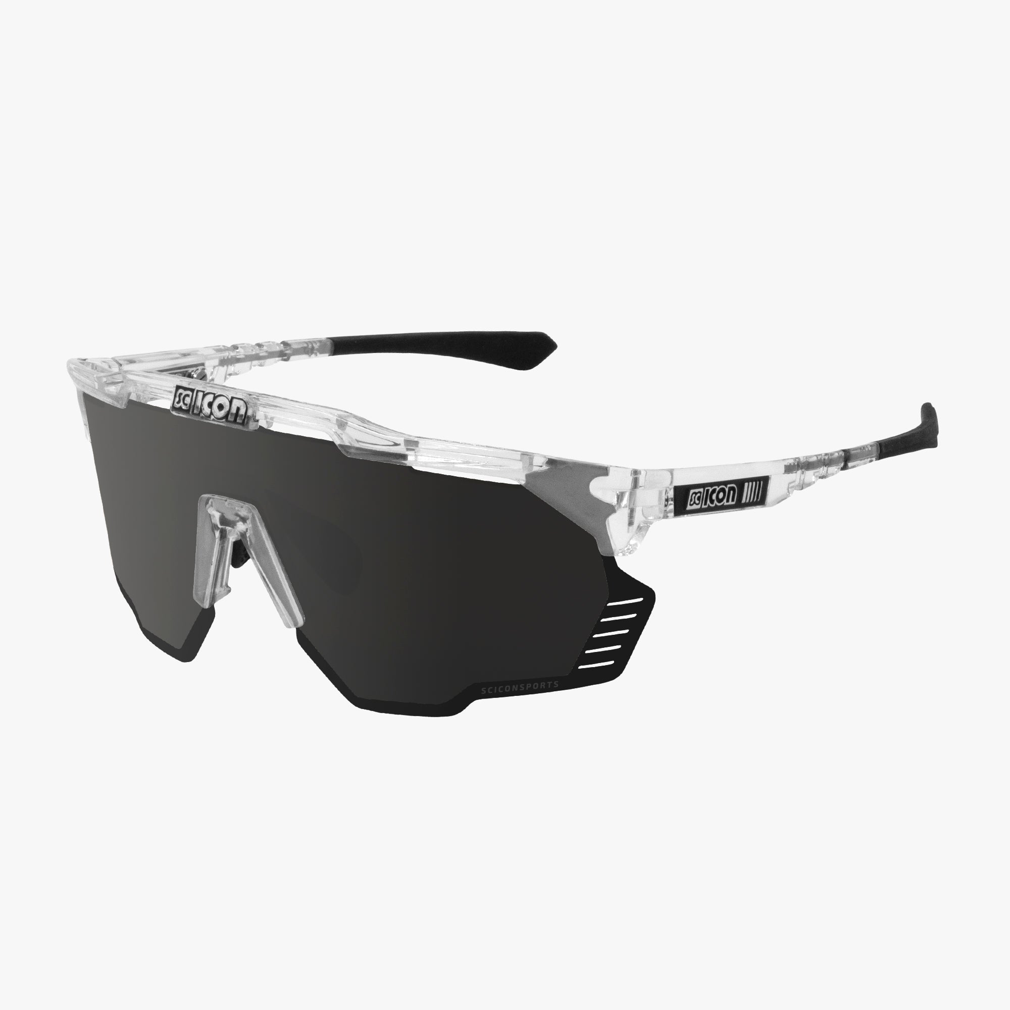 SCICON サングラス ホワイト/レッドミラーレンズ White Matt/Multimorror Blue Aeroshade Kunken Sunglasses