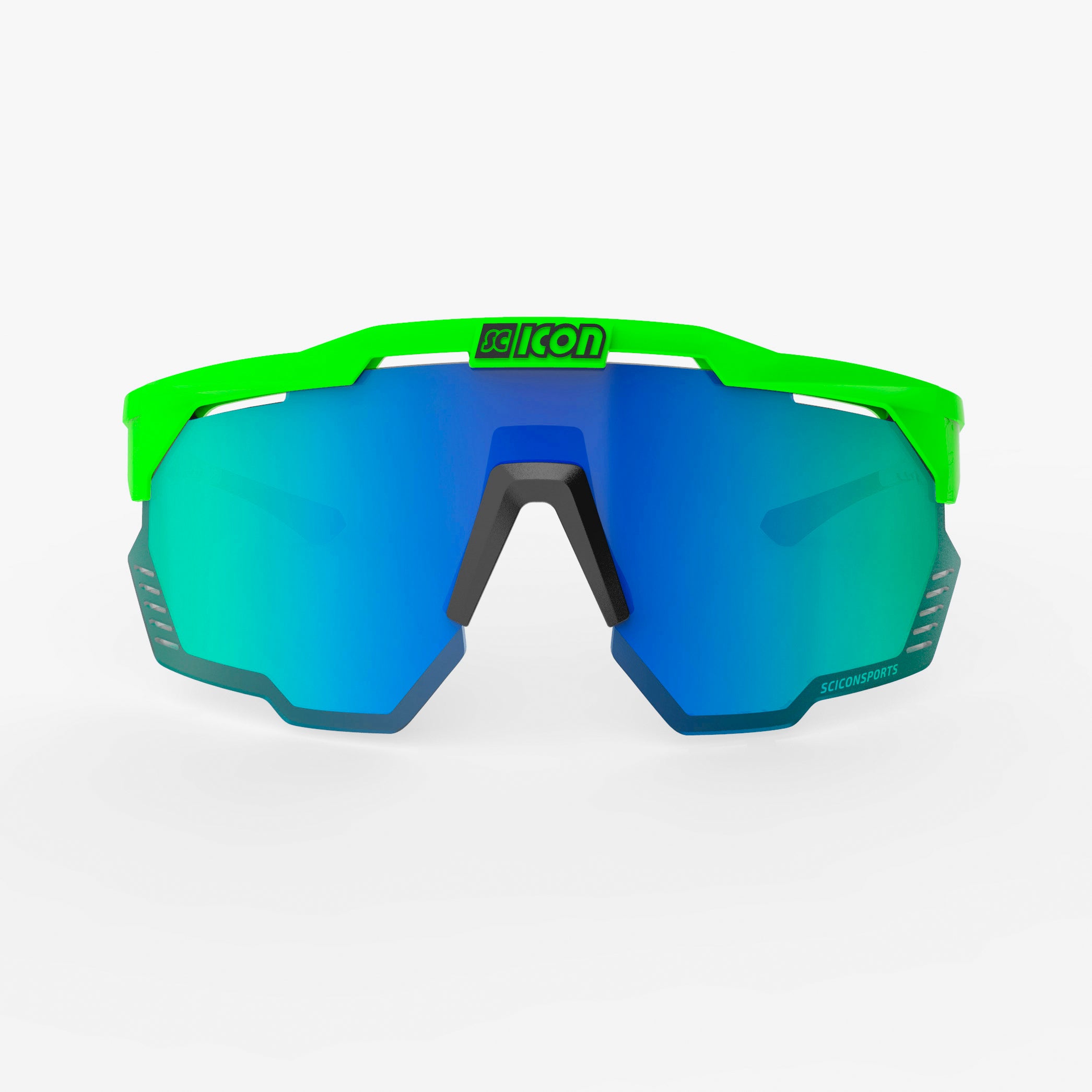 Green Fluo/Multimirror Green Aeroshade Kunken Sunglasses