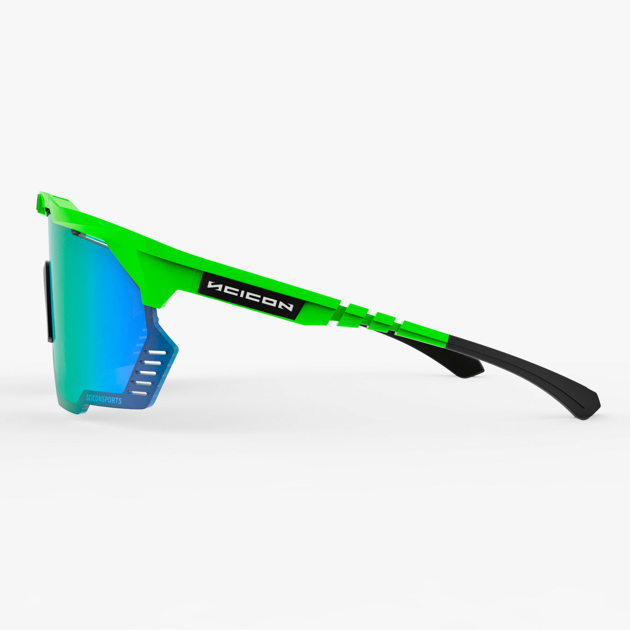 Green Fluo/Multimirror Green Aeroshade Kunken Sunglasses