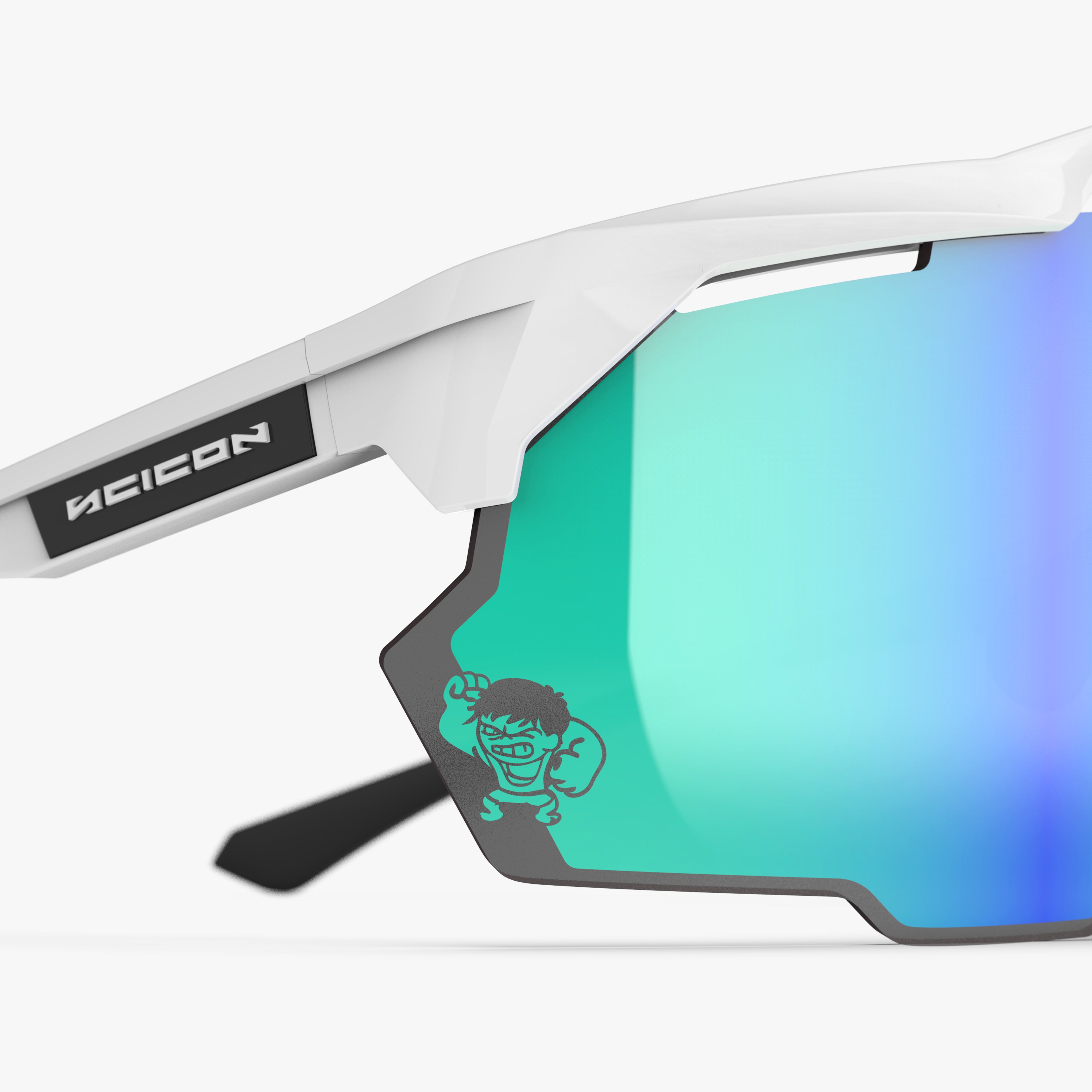 100 Wins/Multimirror Green Kunken Sport Sunglasses | Scicon