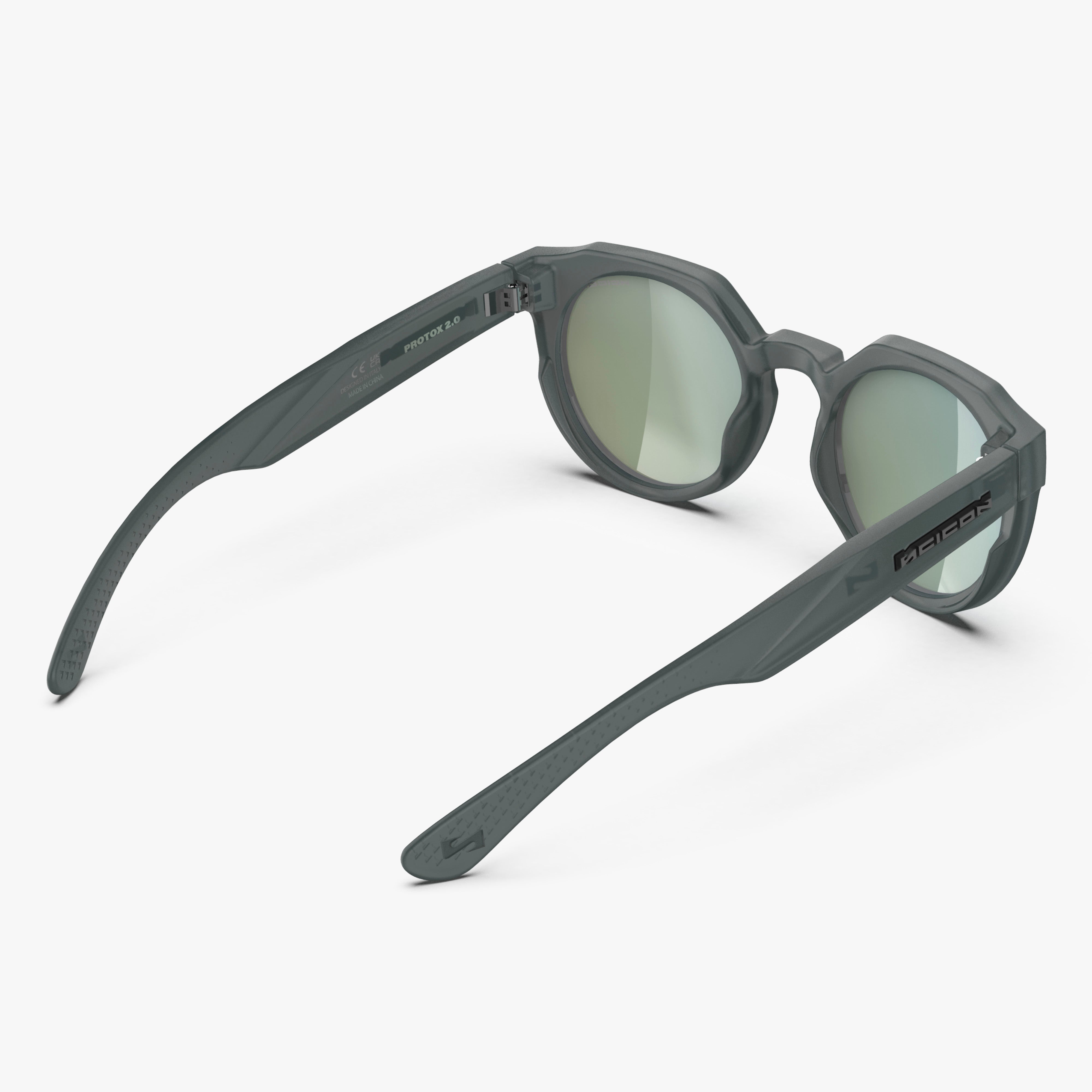 Ice Grey Matte   Multimirror Teal