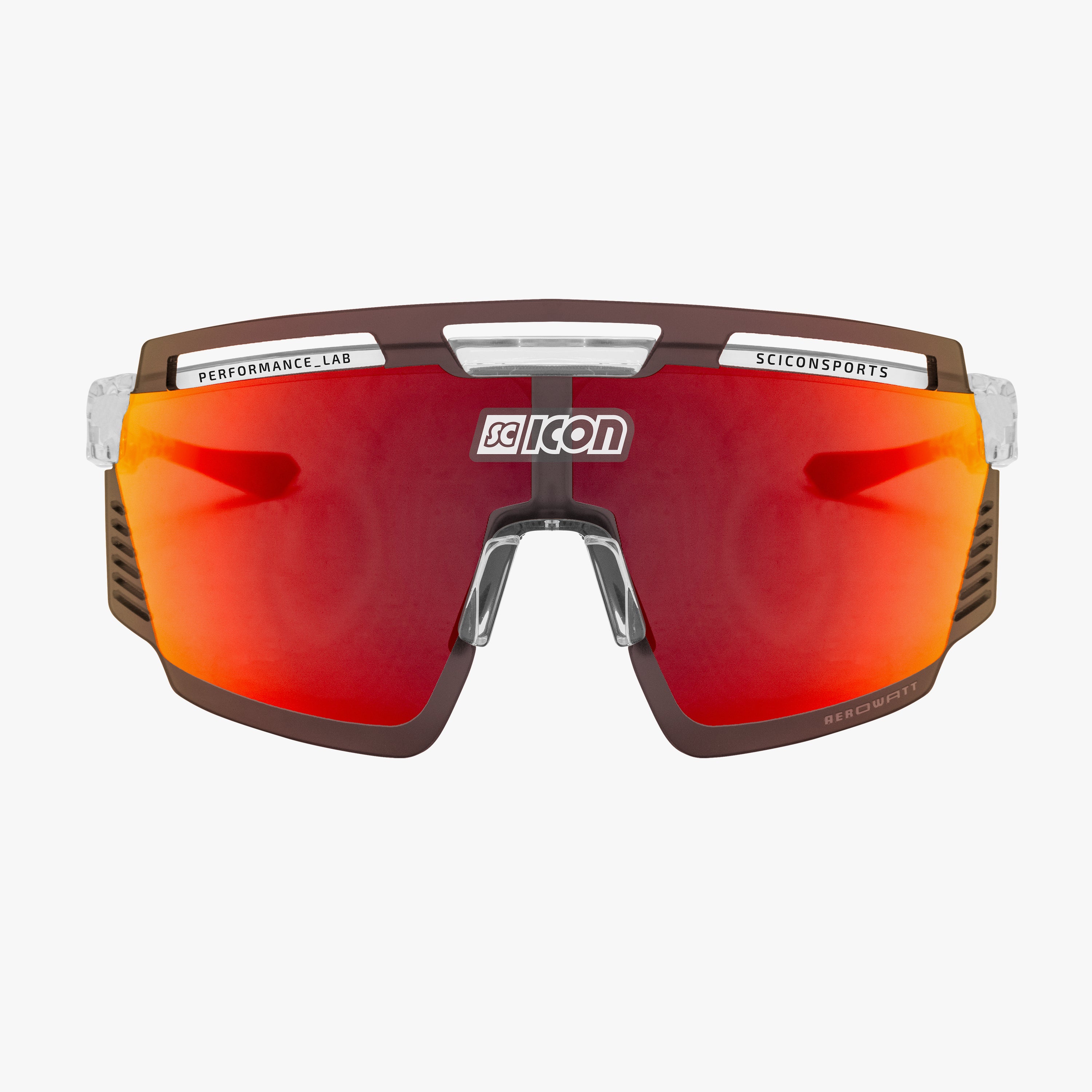 Crystal Gloss/Multimirror Red Aerowatt Sport Sunglasses