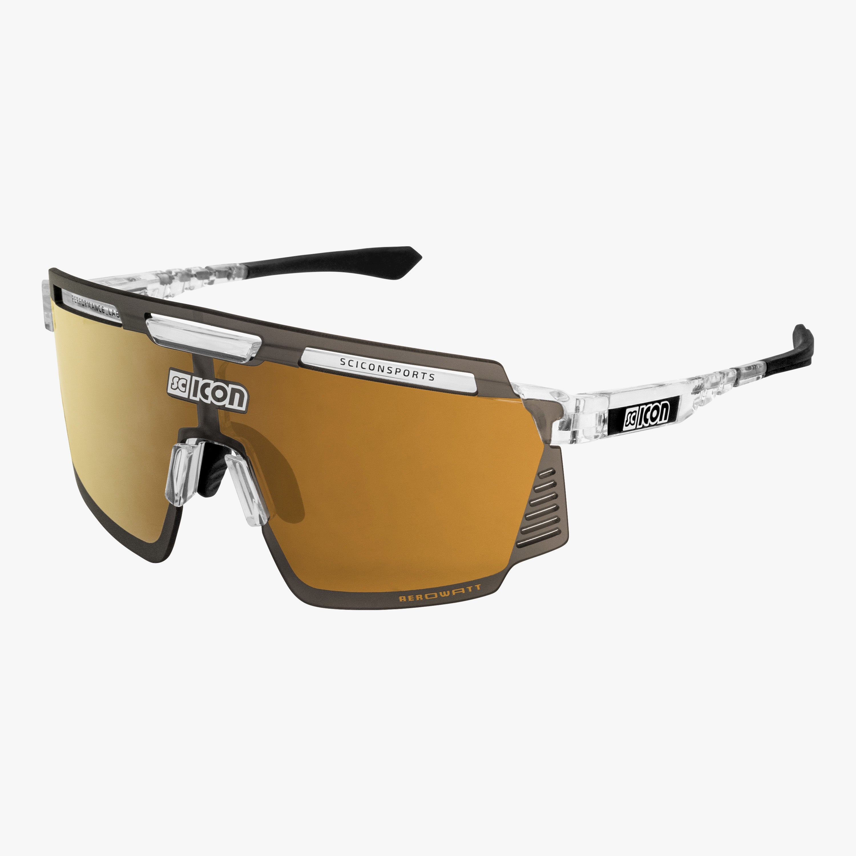 Crystal Gloss/Multimirror Red Aerowatt Sport Sunglasses