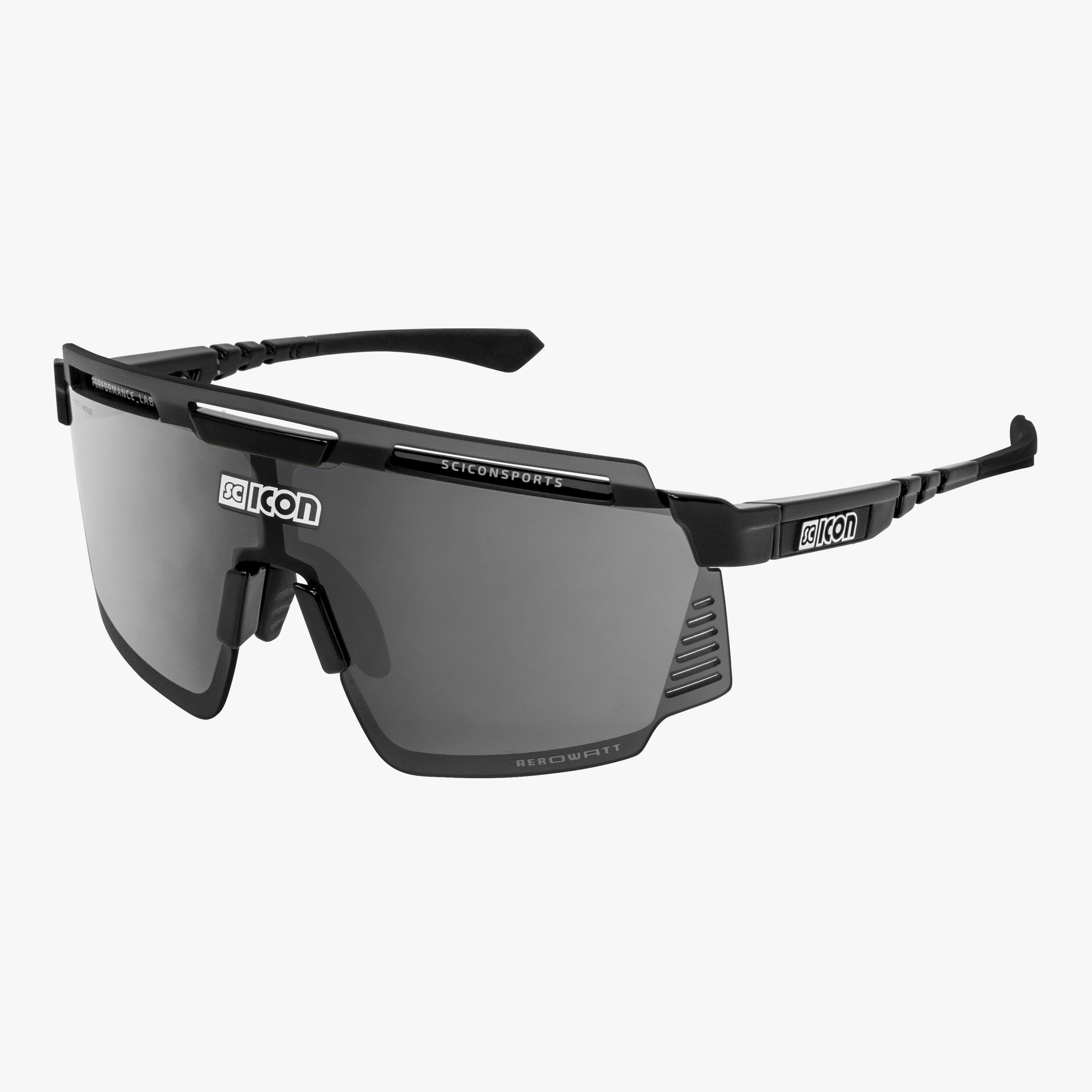 SCICON AEROWATT アイウェア サングラス Black/Red Aerowatt Sport Sunglasses | Scicon Sports