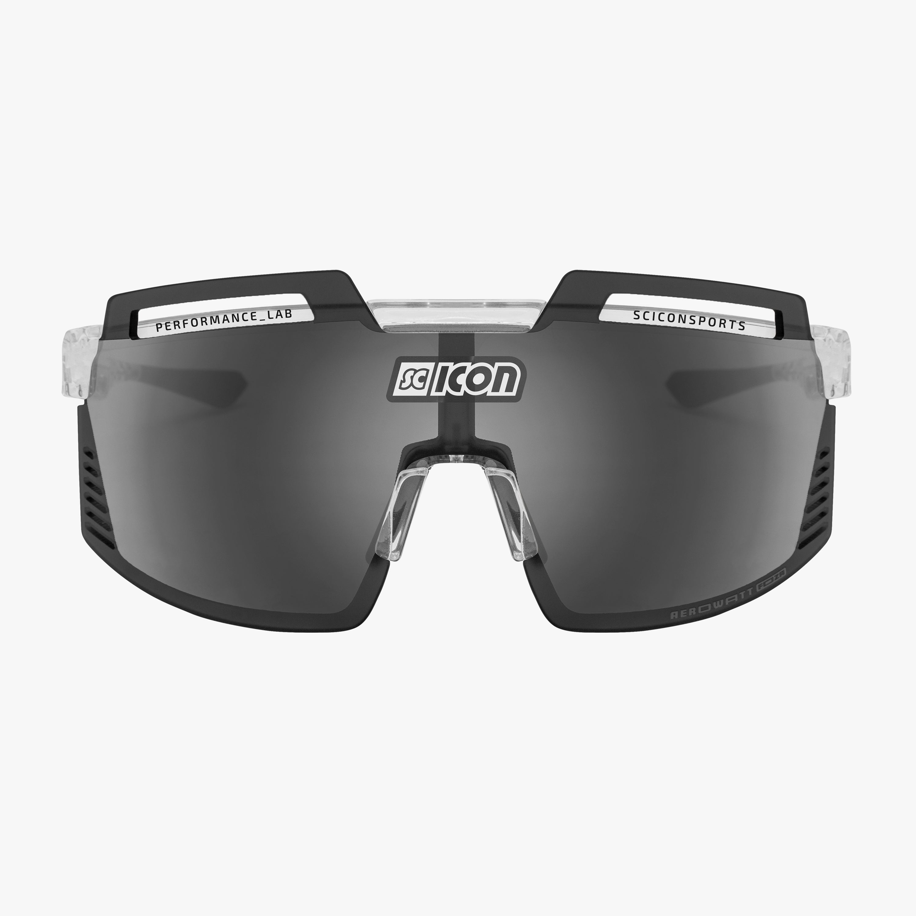 Crystal Gloss/Multimirror Silver Aerowatt Sport Sunglasses