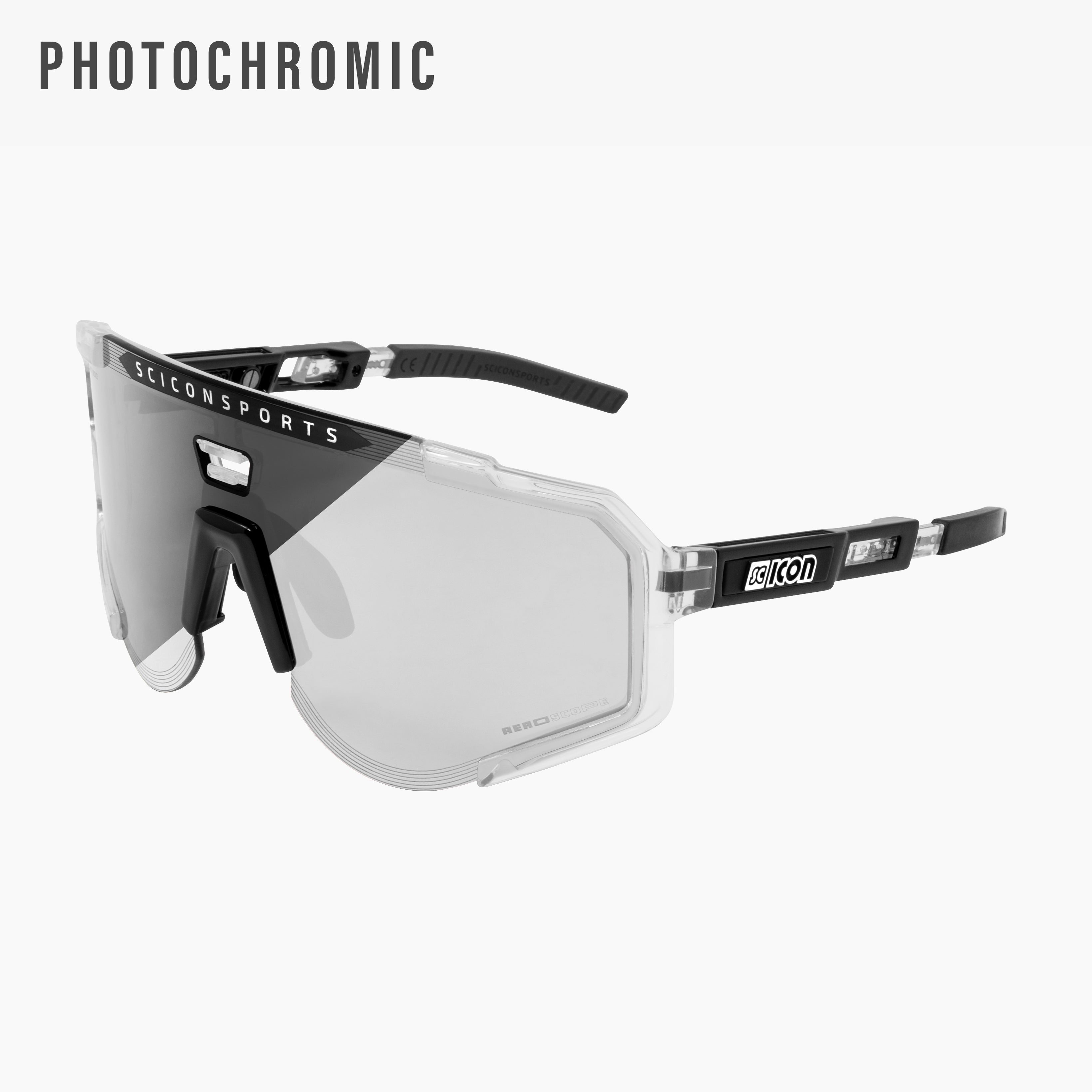 【新品未使用品】SCICON SPORTS AEROSCOPE サングラス Crystal/ Bronze Aeroscope Sport Sunglasses