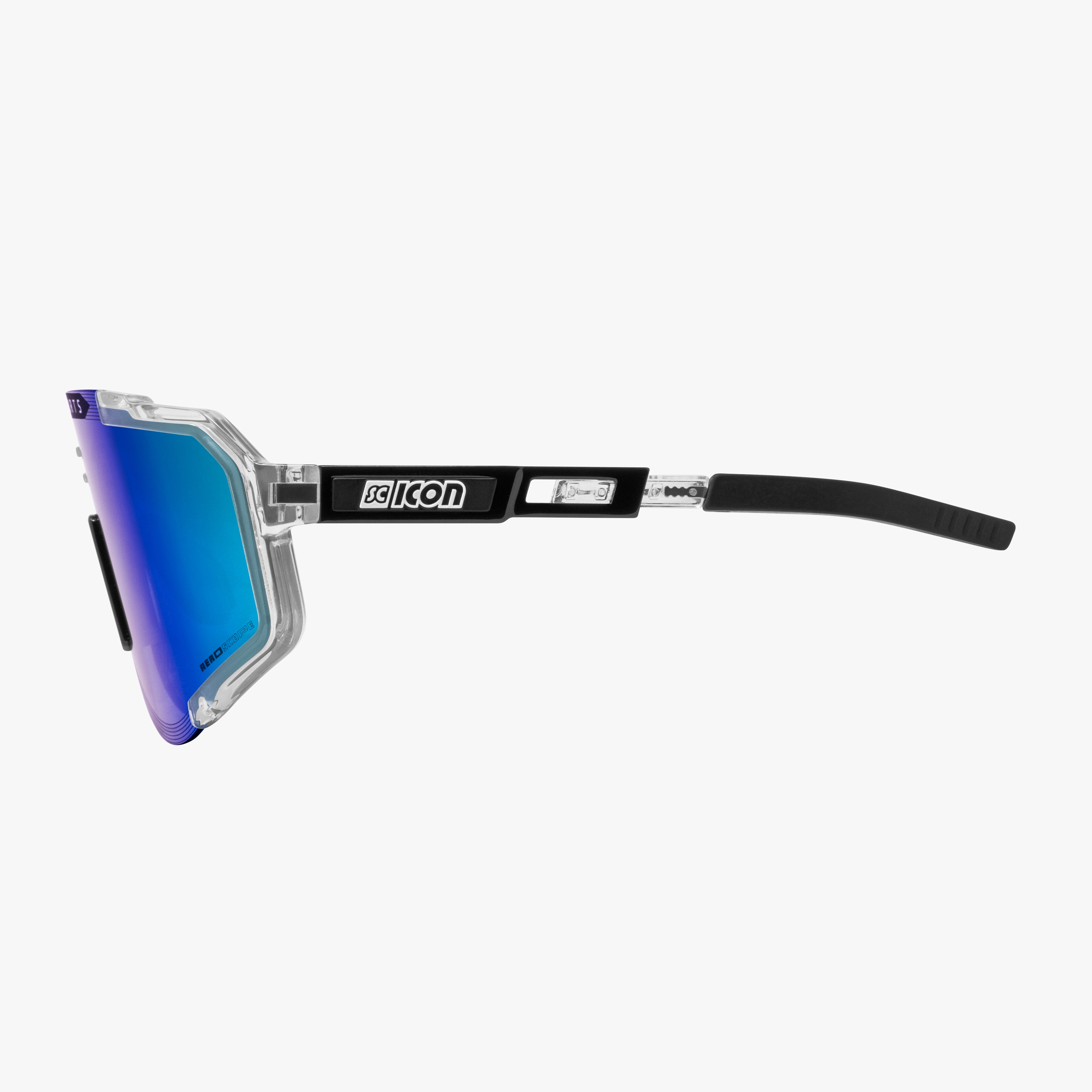 Crystal/ Blue Aeroscope Sport Sunglasses
