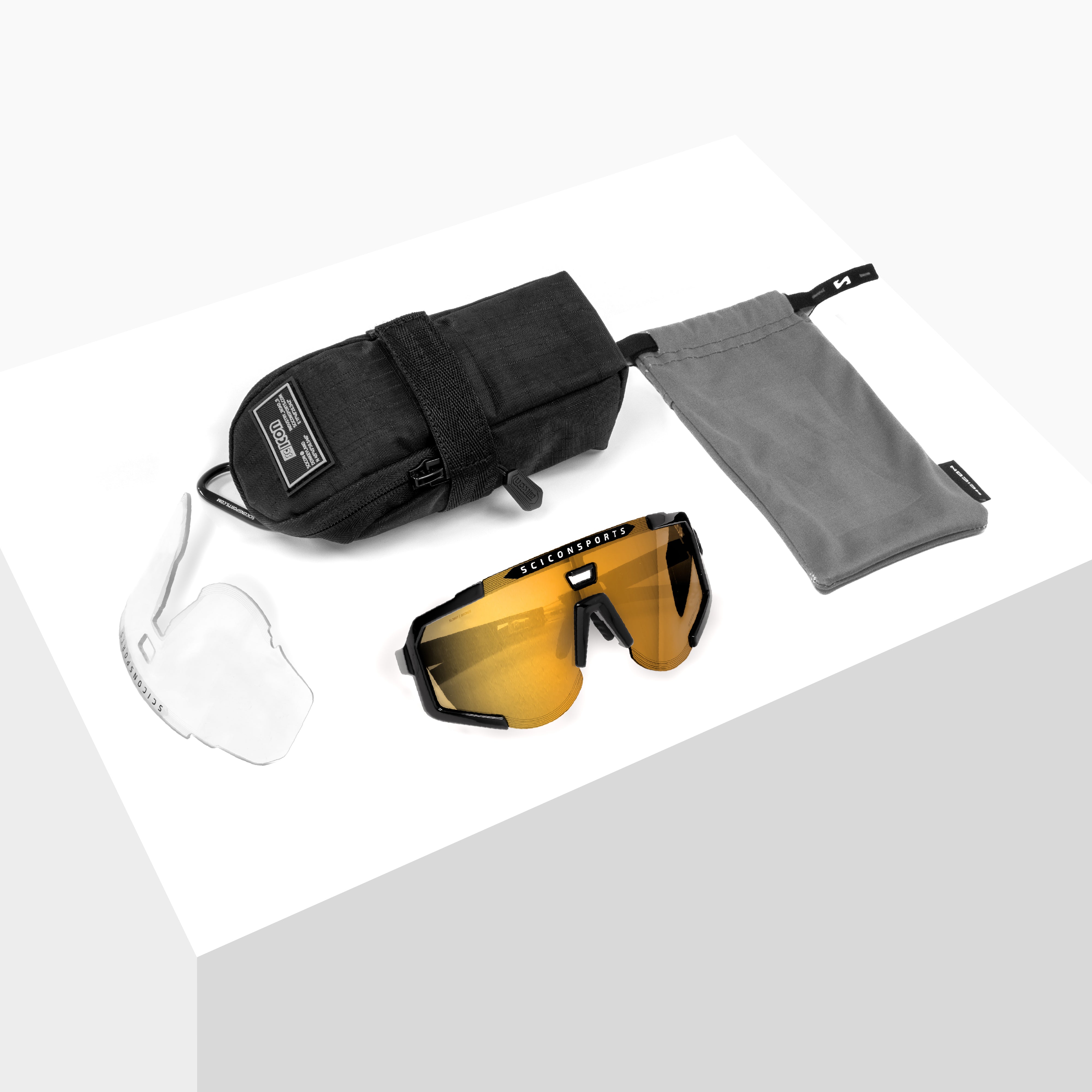 シーコン AEROSCOPE Crystal/ Bronze Aeroscope Sport Sunglasses