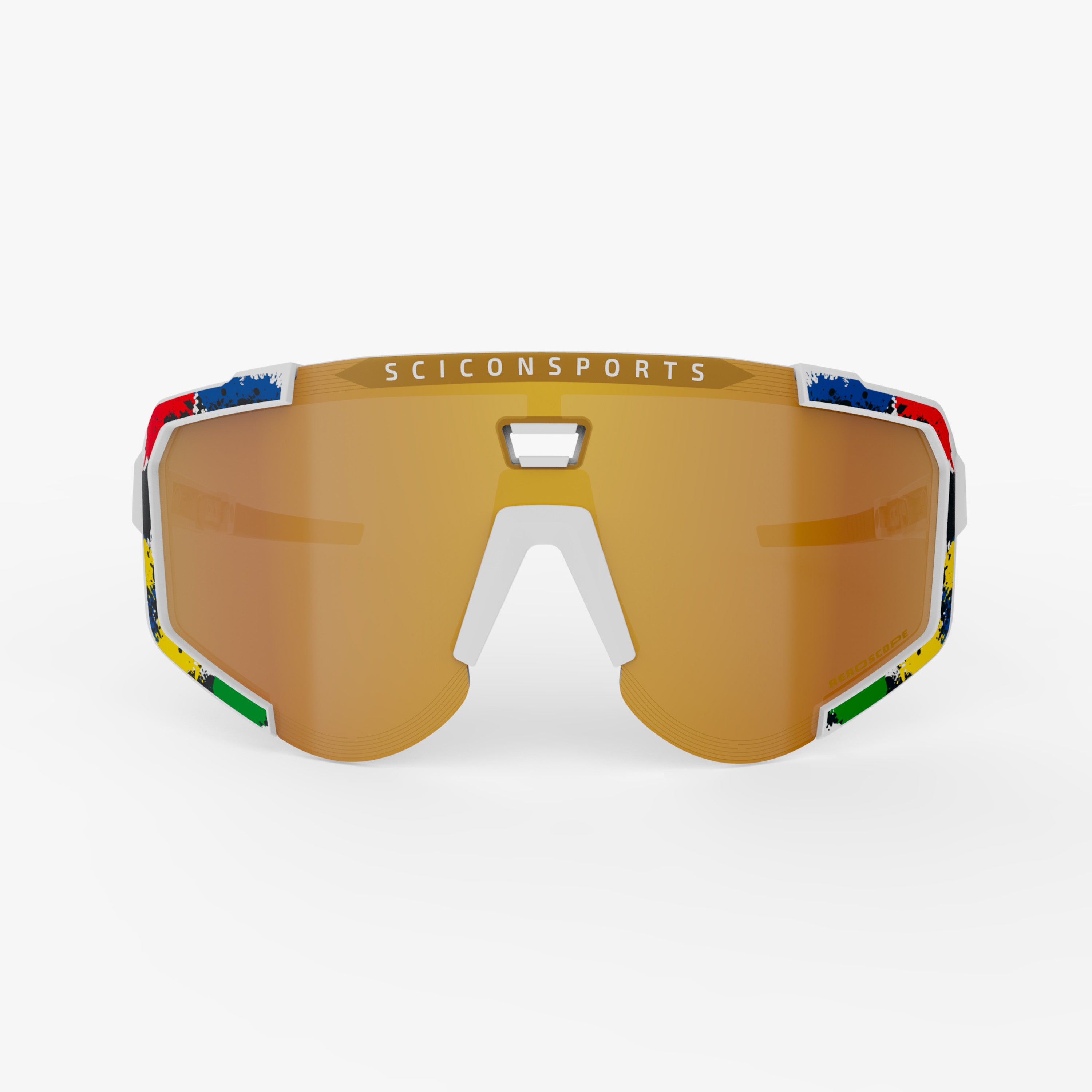White World Champion/Multimirror Bronze Aeroscope Sport Sunglasses