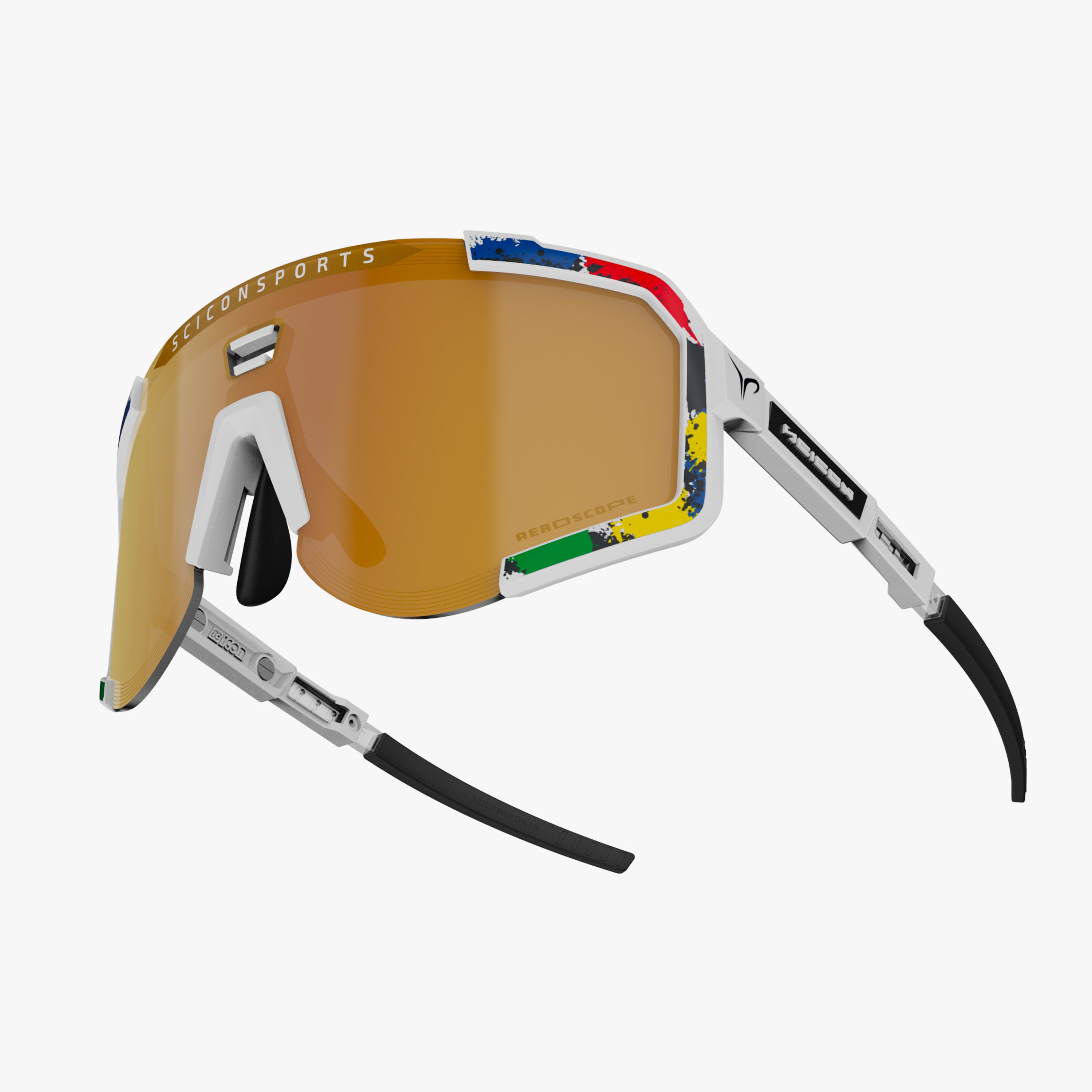 White World Champion/Multimirror Bronze Aeroscope Sport Sunglasses