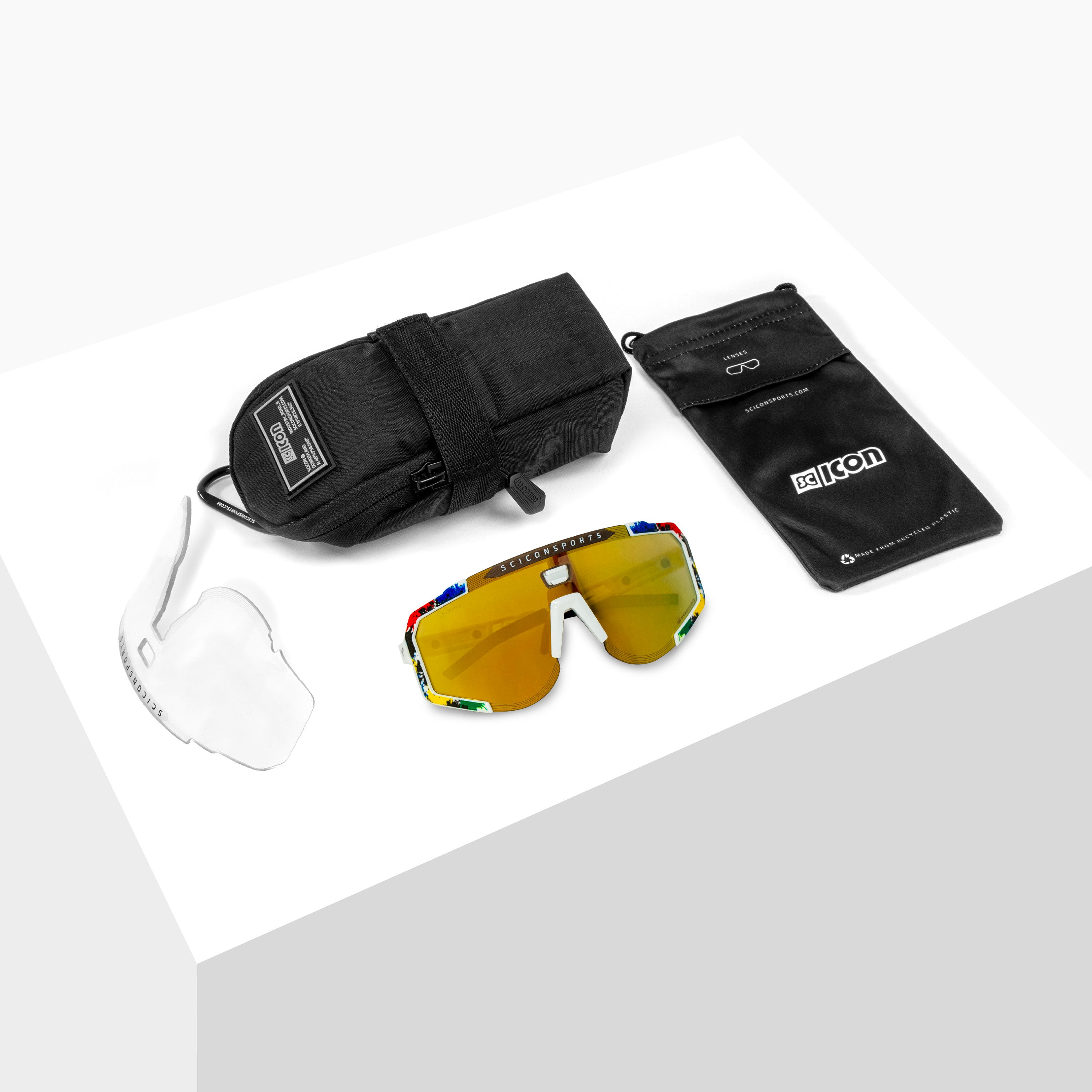 White World Champion/Multimirror Bronze Aeroscope Sport Sunglasses