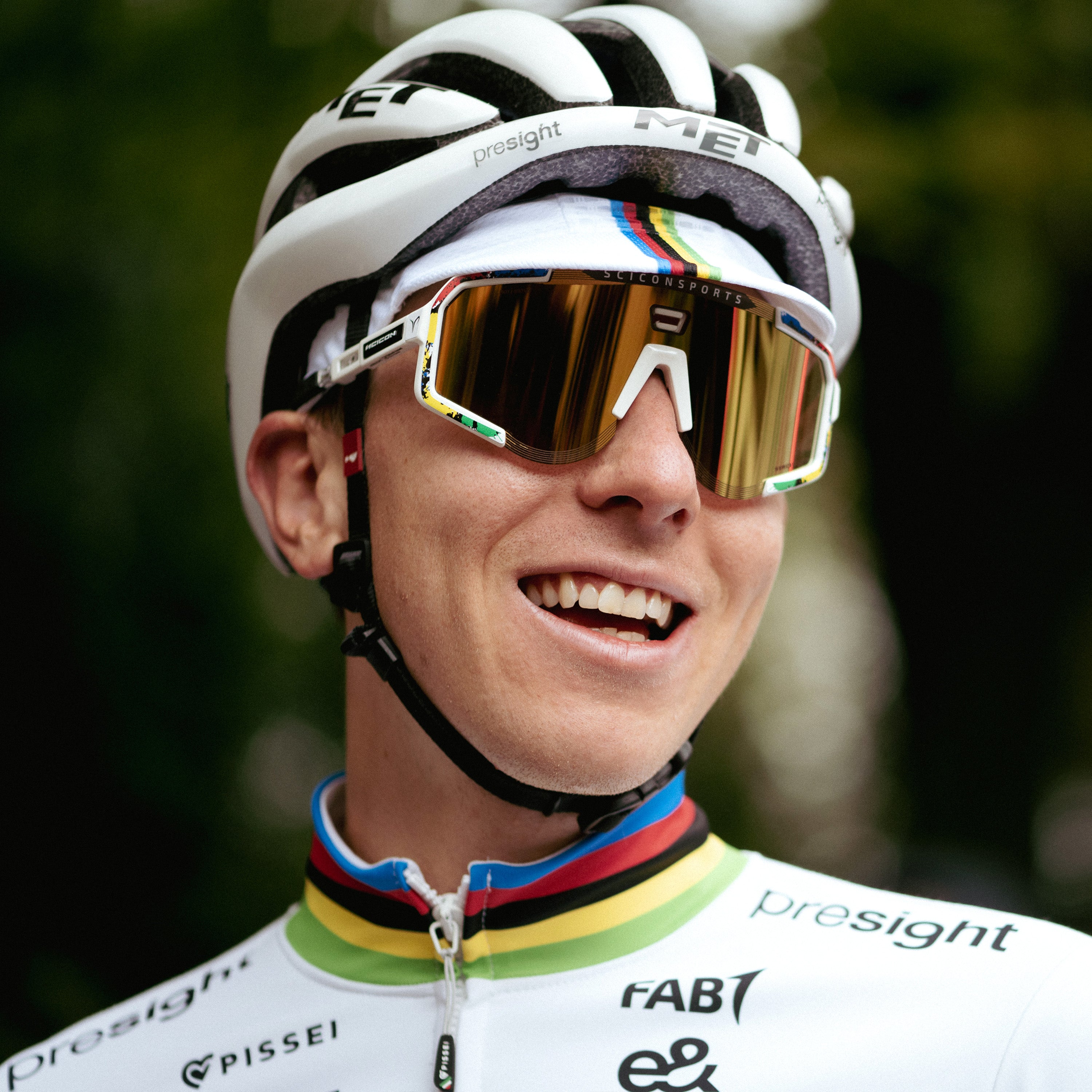 White World Champion/Multimirror Bronze Aeroscope Sport Sunglasses