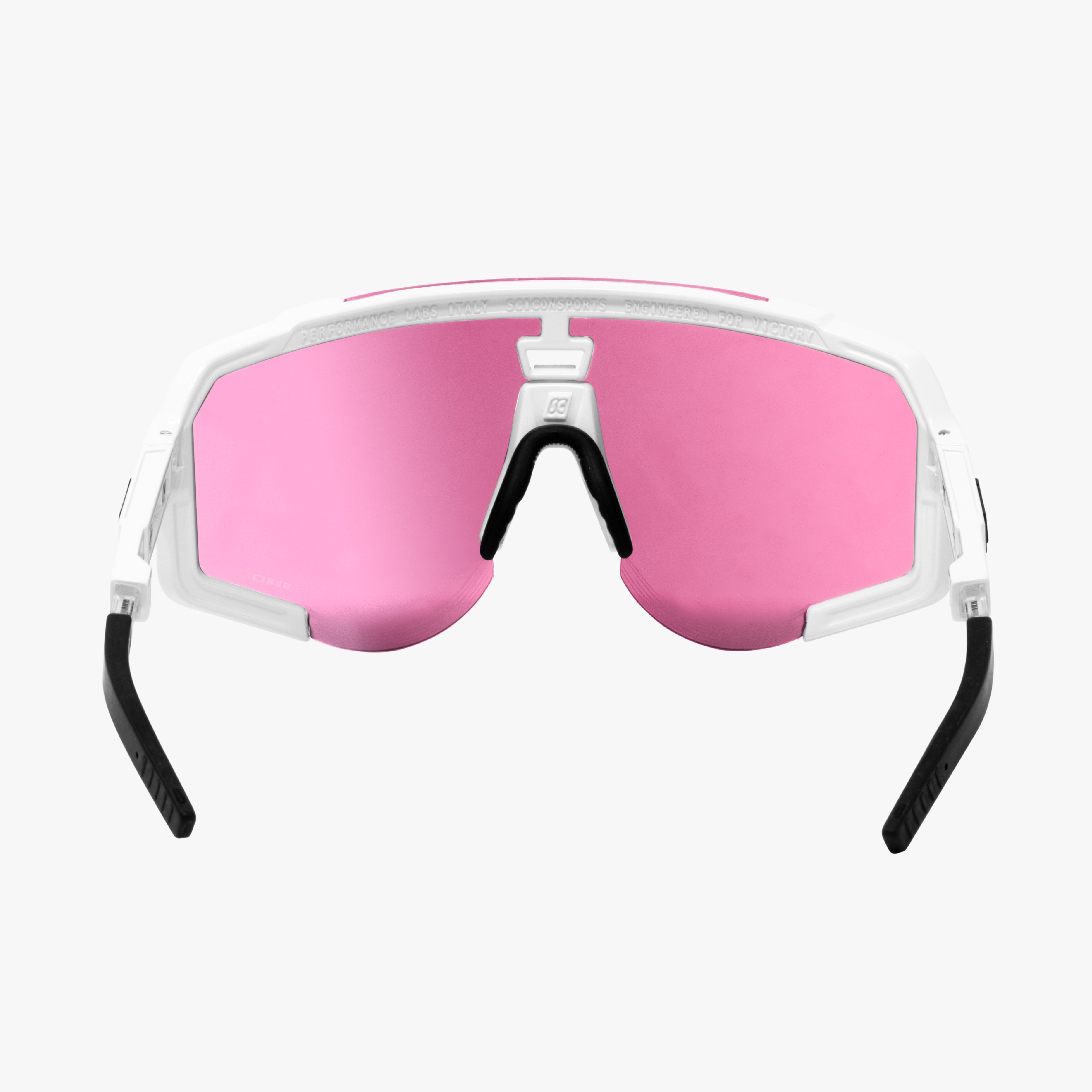 White/Pink Aeroscope Sport Sunglasses | Scicon Sports