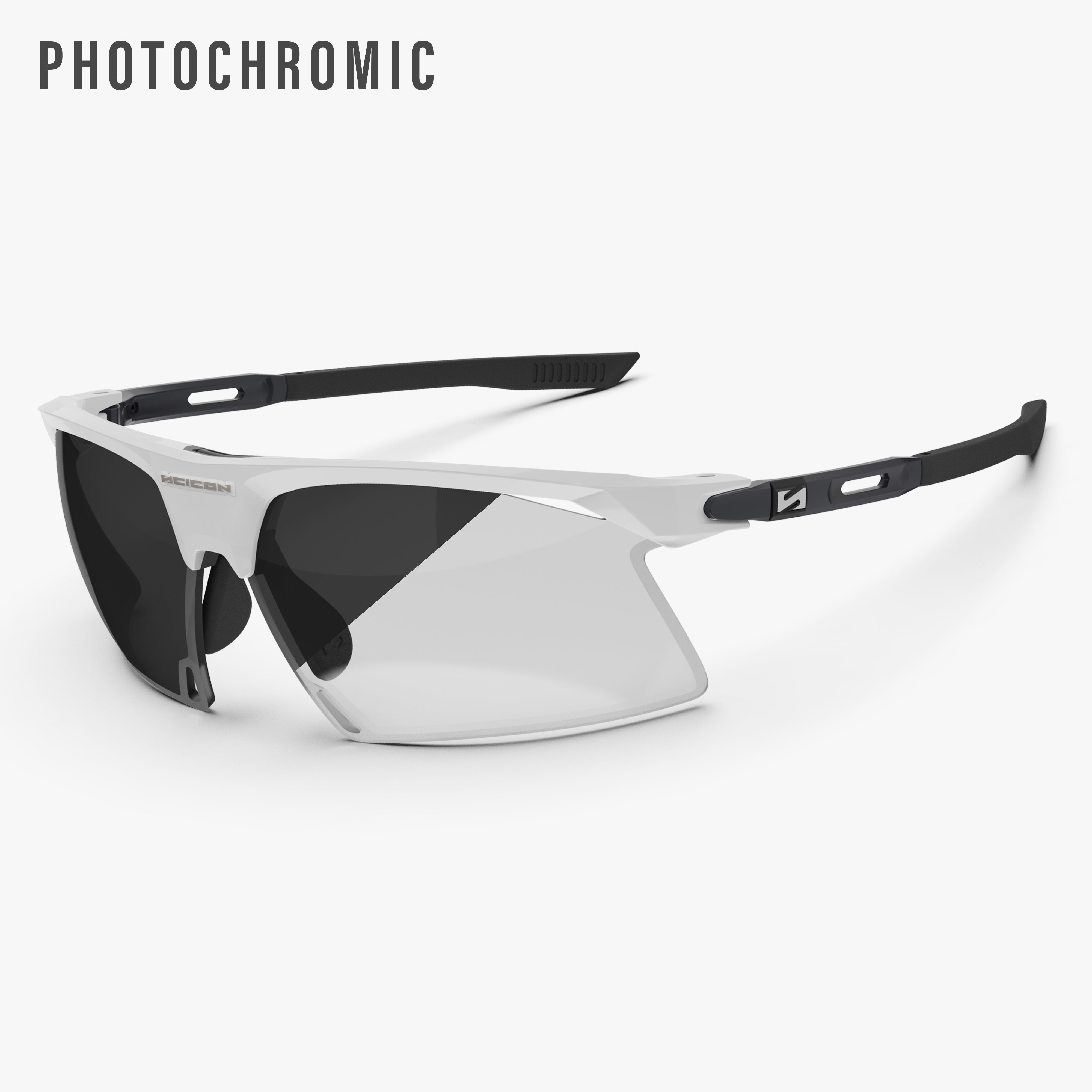Aerobeam White Gloss + Photochromic Clear to Grey hero