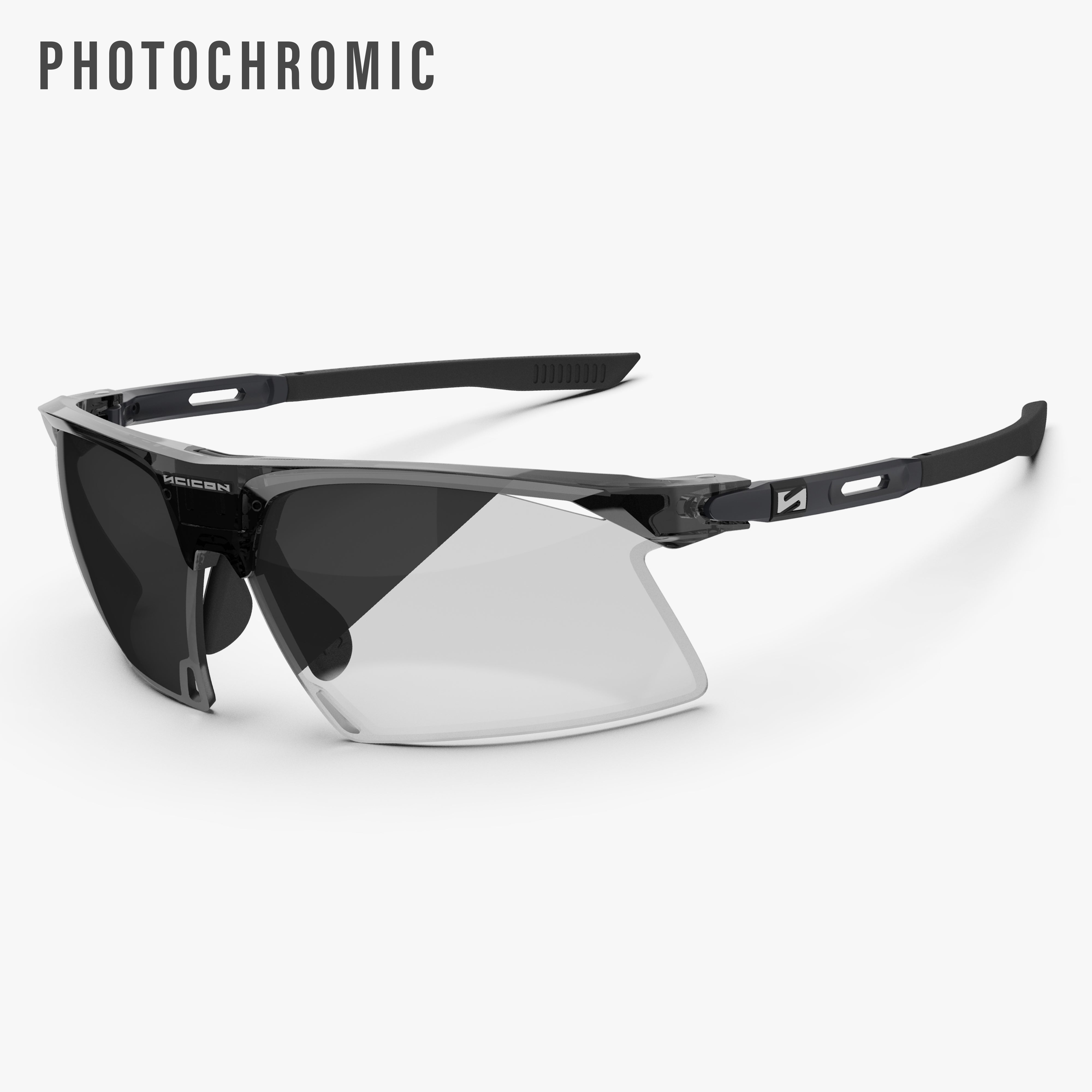 Aerobeam Black Crystal Gloss + Photochromic Clear to Grey hero
