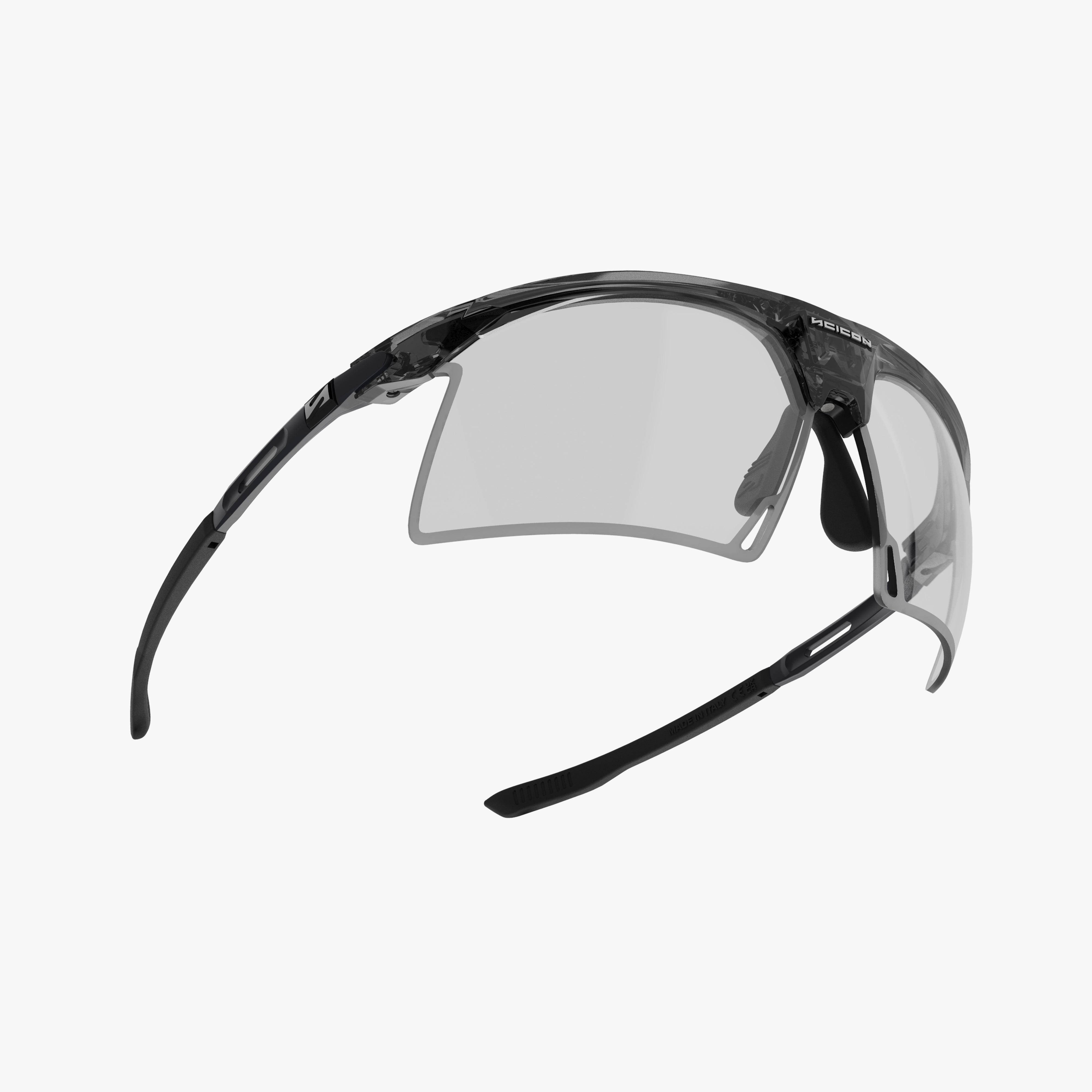 Aerobeam Black Crystal Gloss + Photochromic Clear to Grey fly