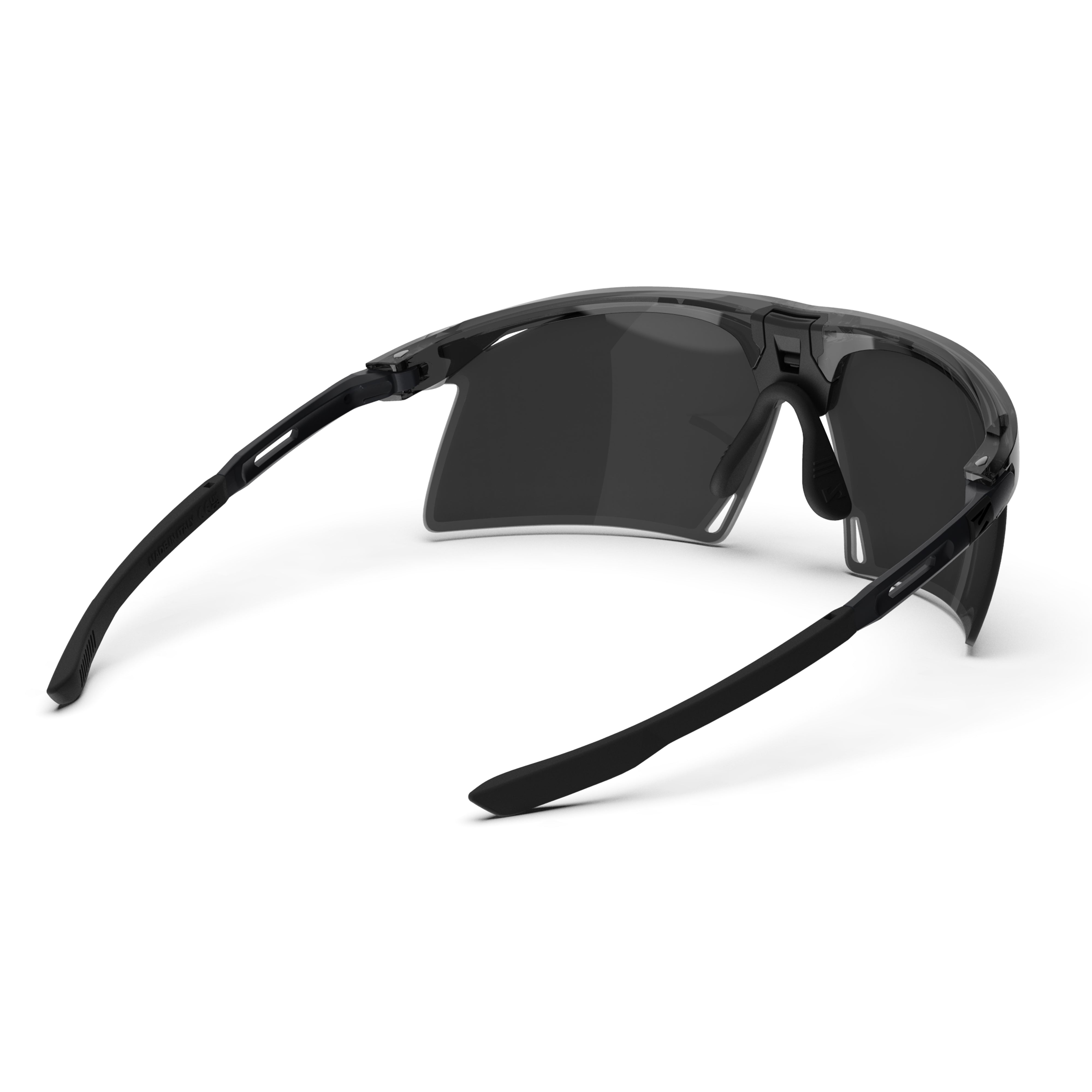 Aerobeam Black Crystal Gloss + Polarized Grey back