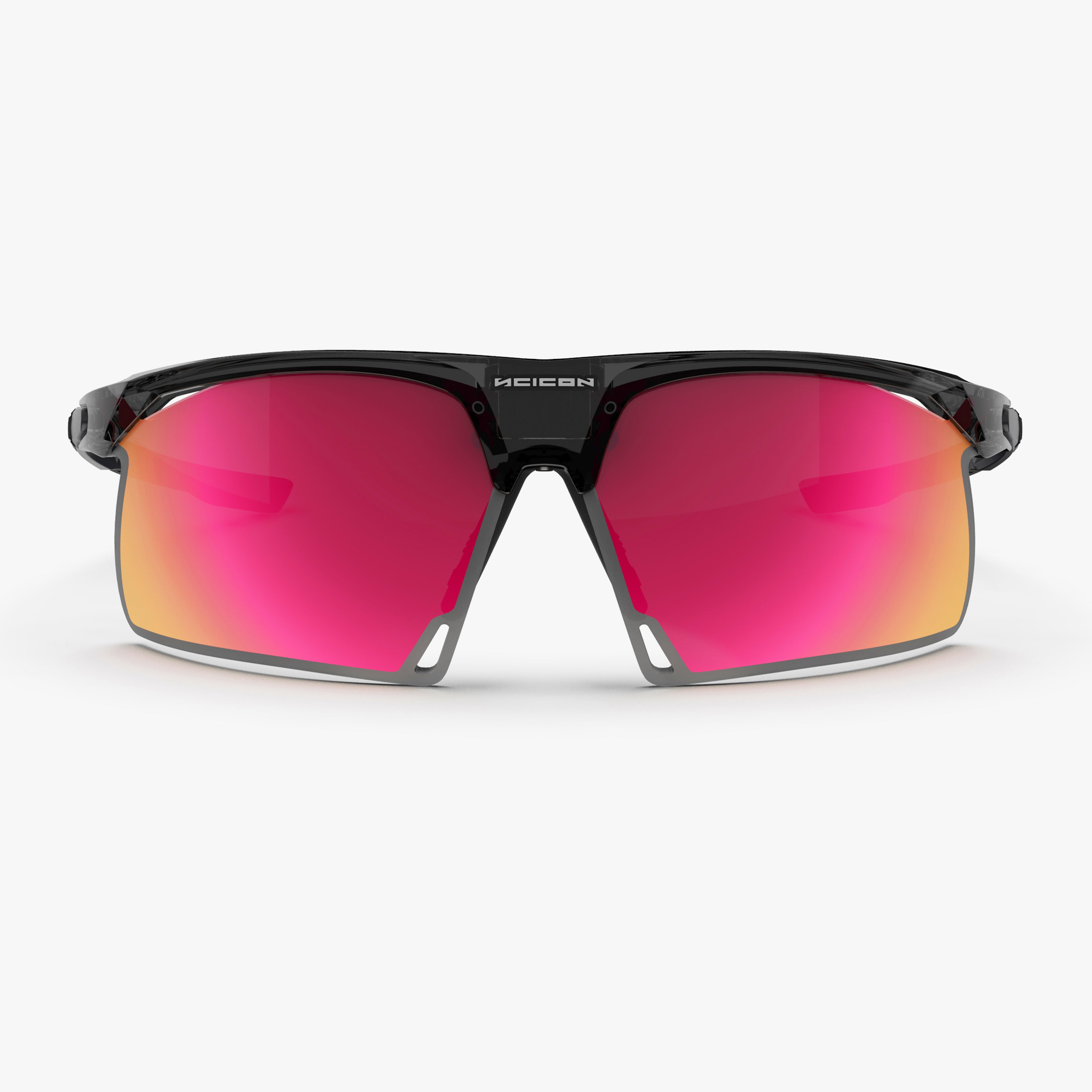 Aerobeam Black Crystal Gloss + Polarized Multimirror Sunburst front