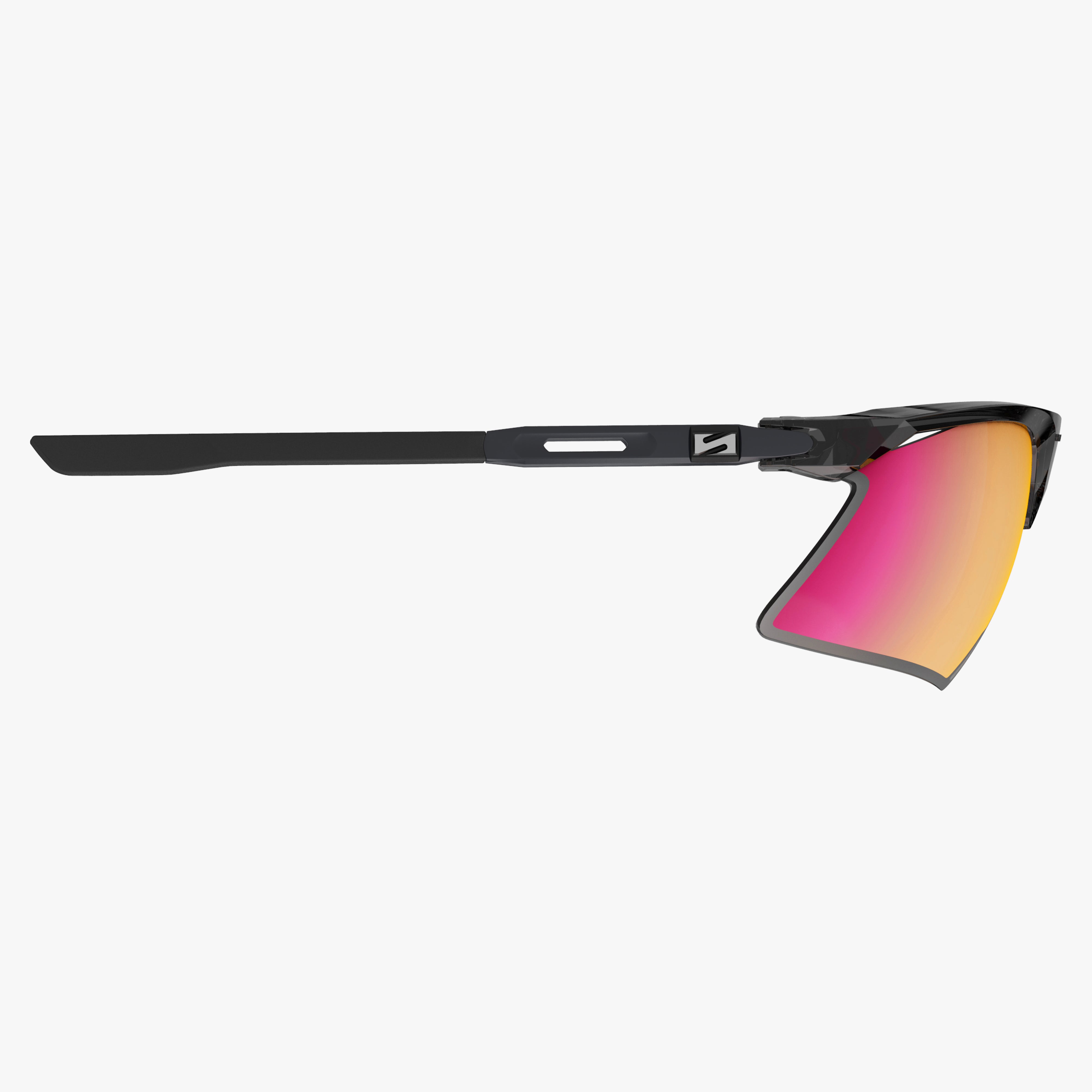 Aerobeam Black Crystal Gloss + Polarized Multimirror Sunburst side