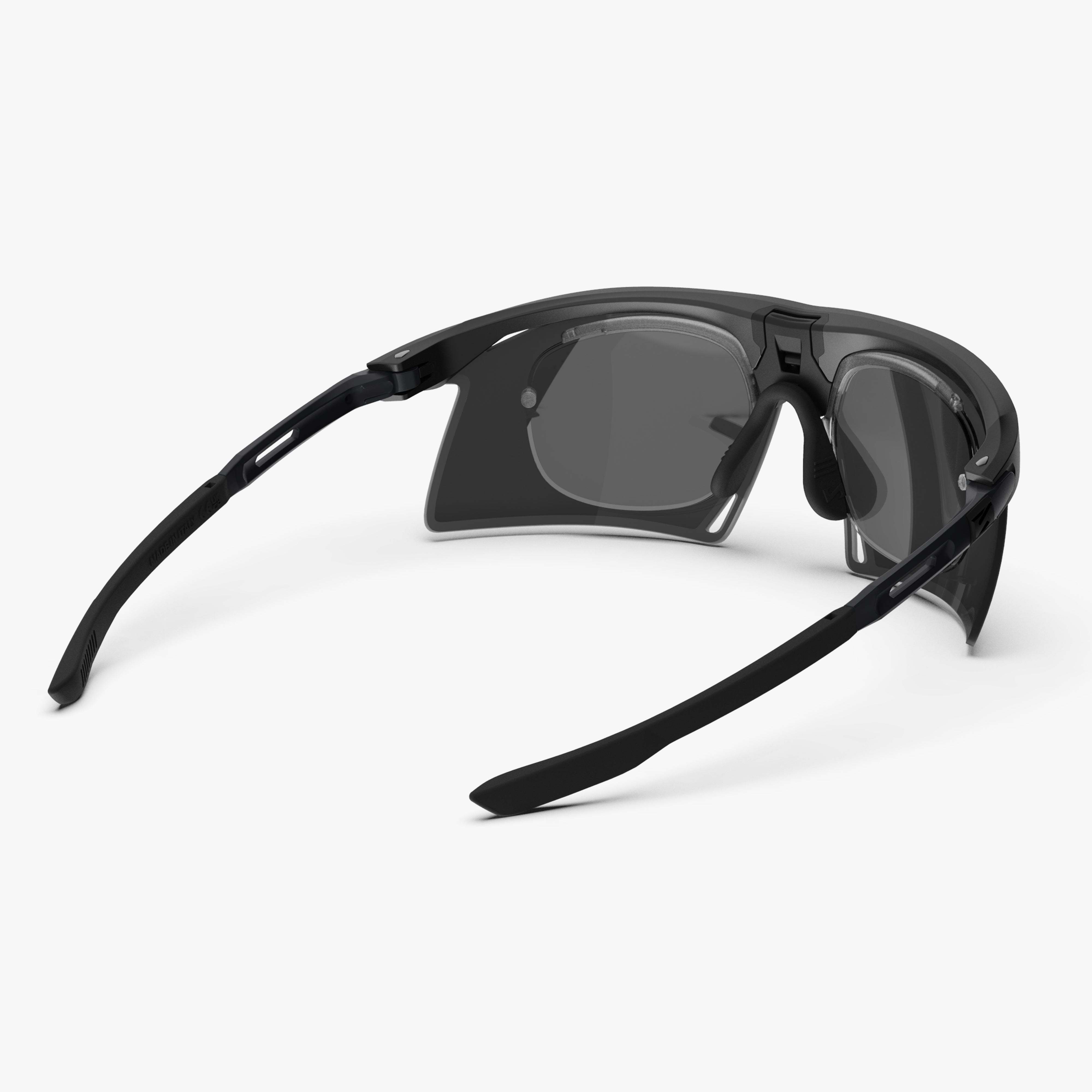 スポーツメガネ ブラックフレーム スモークレンズ Aerobeam RX Sport Prescription Sunglasses Black Smoke | Scicon Sports