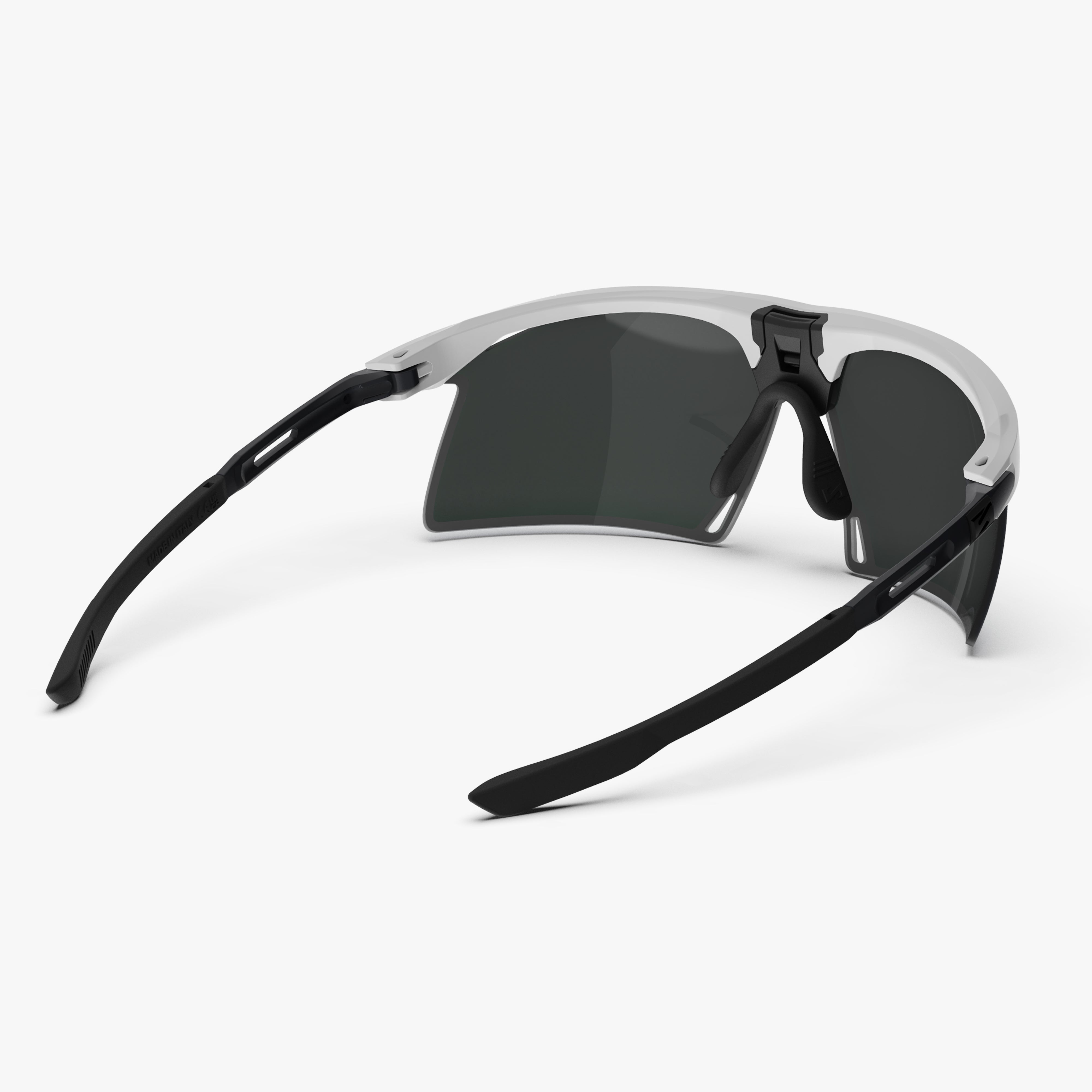 Aerobeam White Gloss + Polarized Multimirror Blue Green back