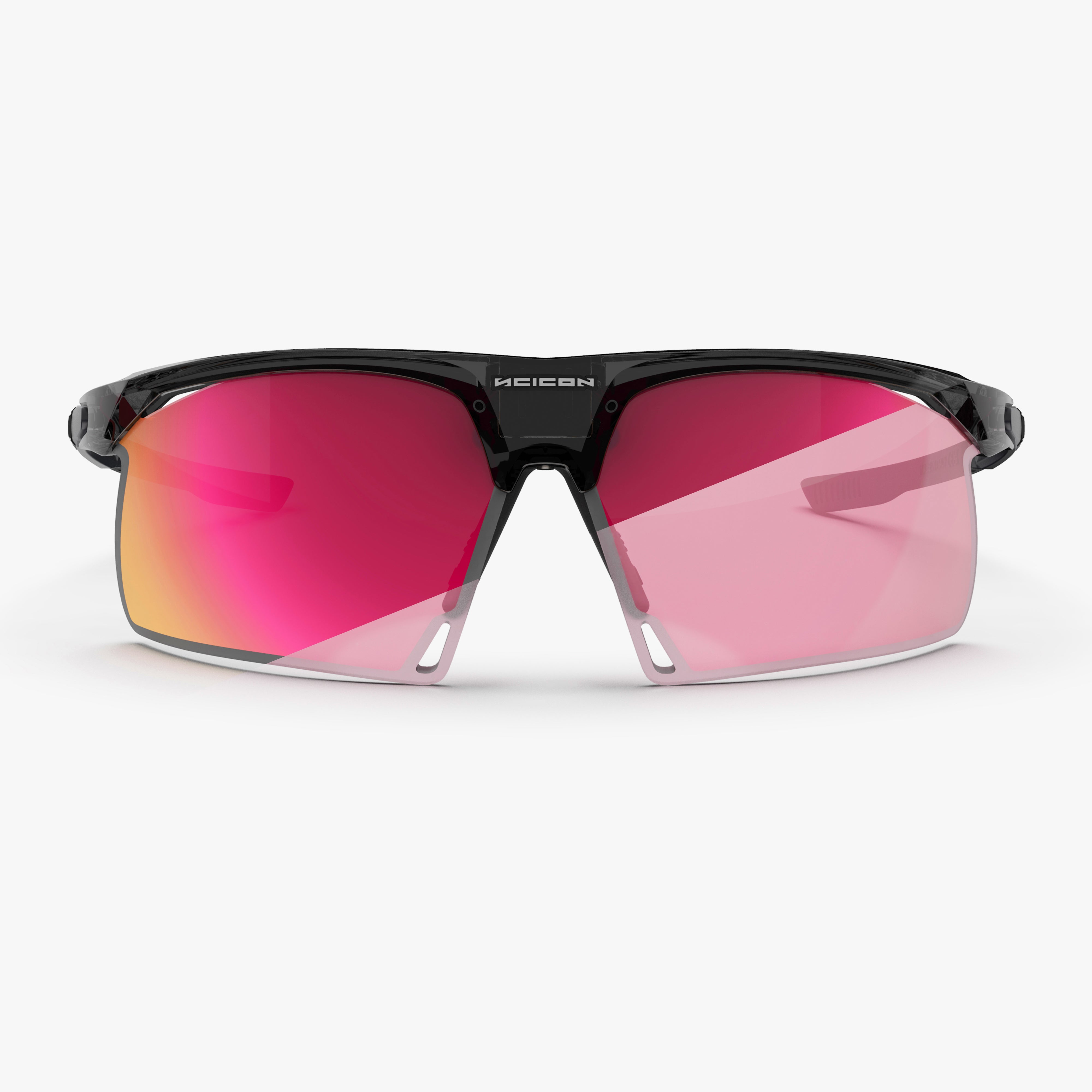 Aerobeam Black Crystal Gloss + Photochromic Low Light Pink to Sunburst front