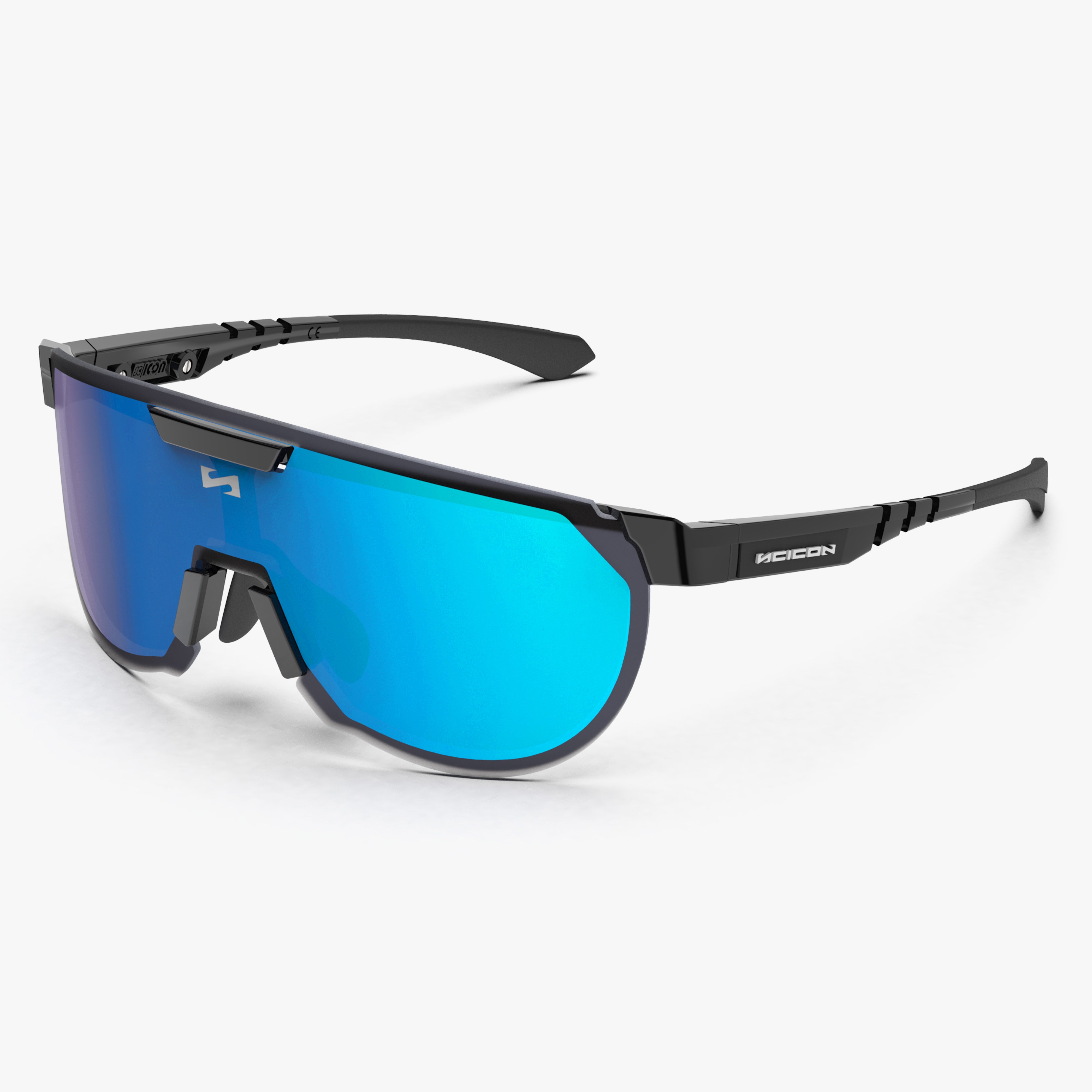 Black/Photochromic Silver Aerotrail Sport Sunglasses | Scicon Sports