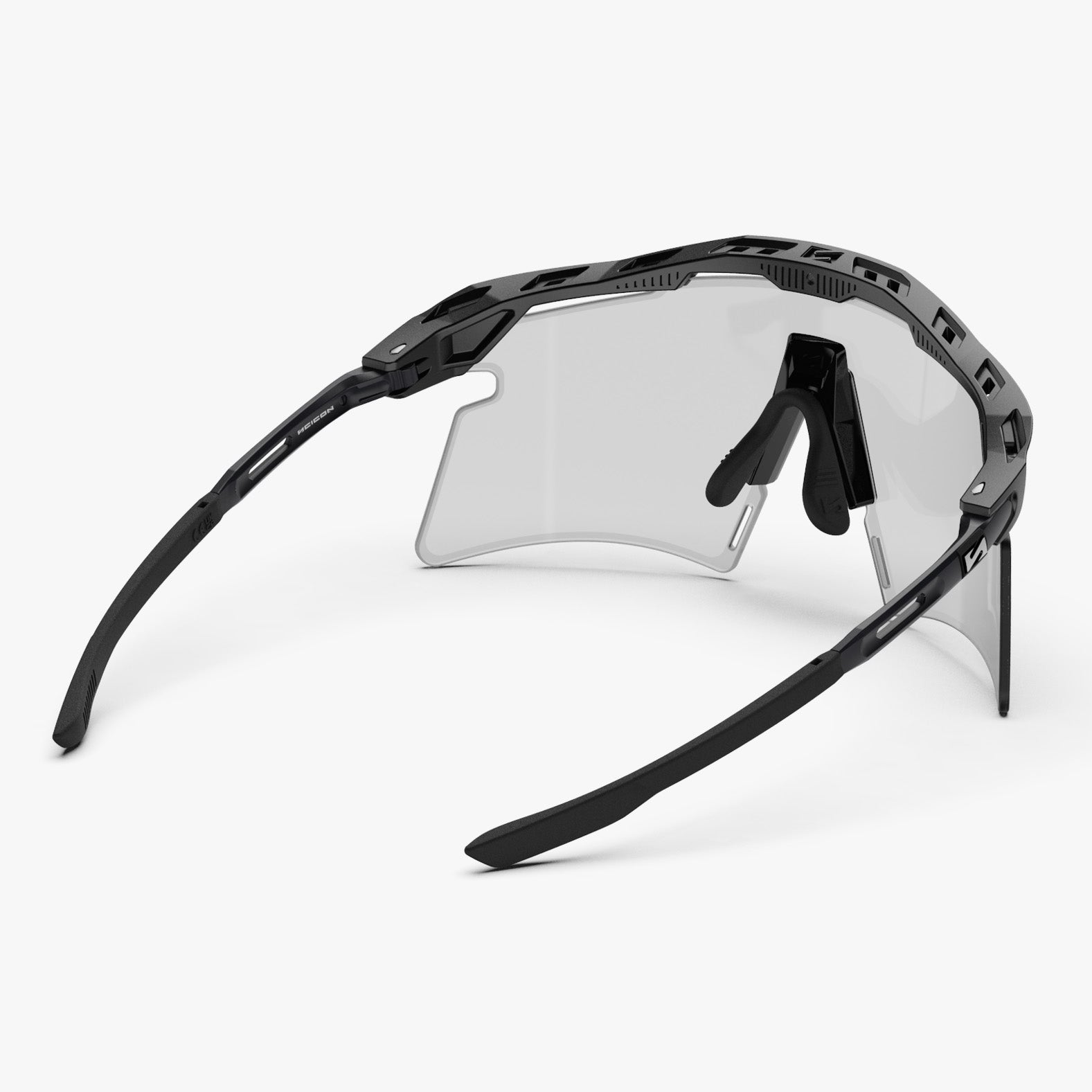 Aeroshade Titanium Black Matte Photochromic Grey back