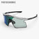 Aeroshade 2.0 Titanium XS White Matte Photochromic Blue Green hero