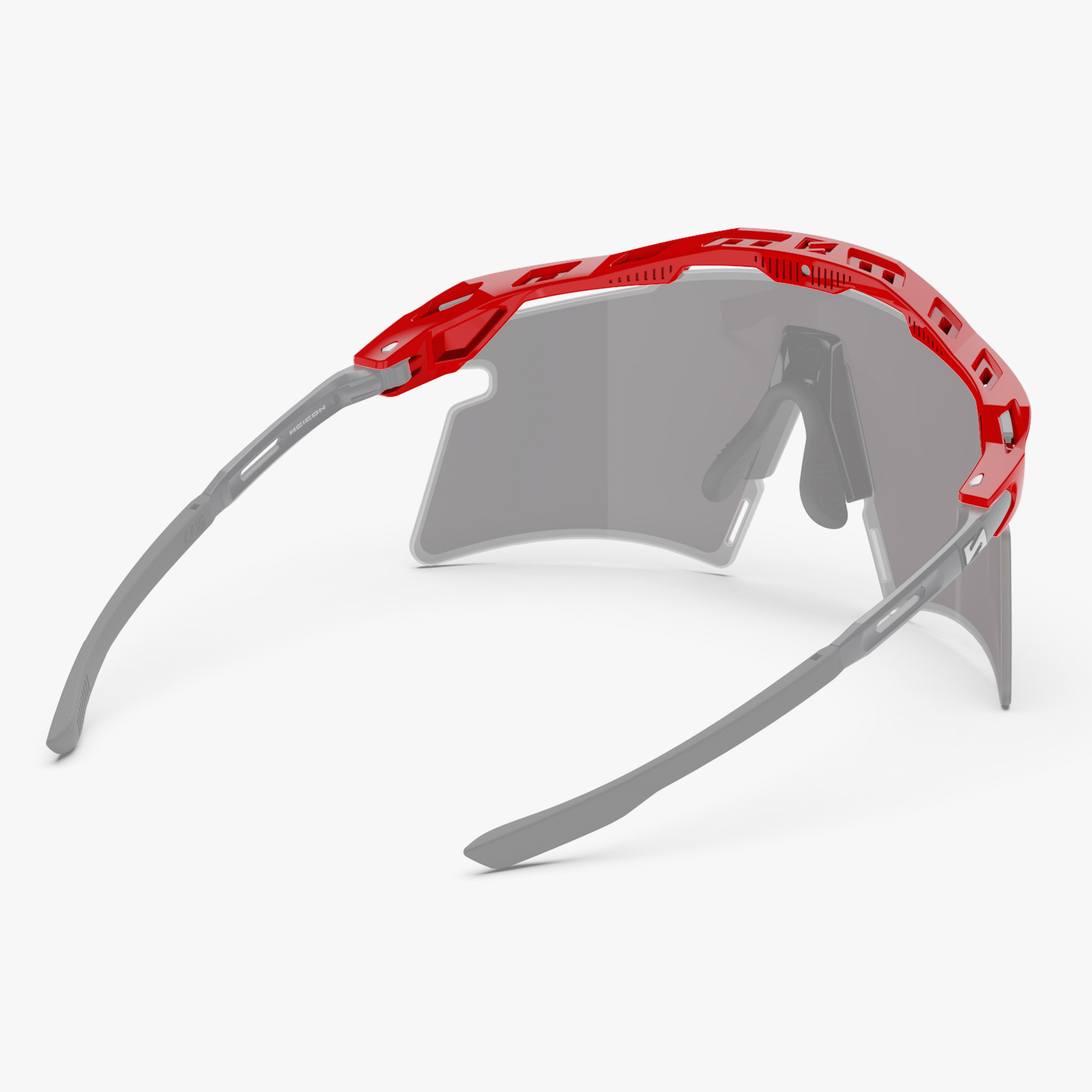 Aeroshade Titanium Red Gloss Frame